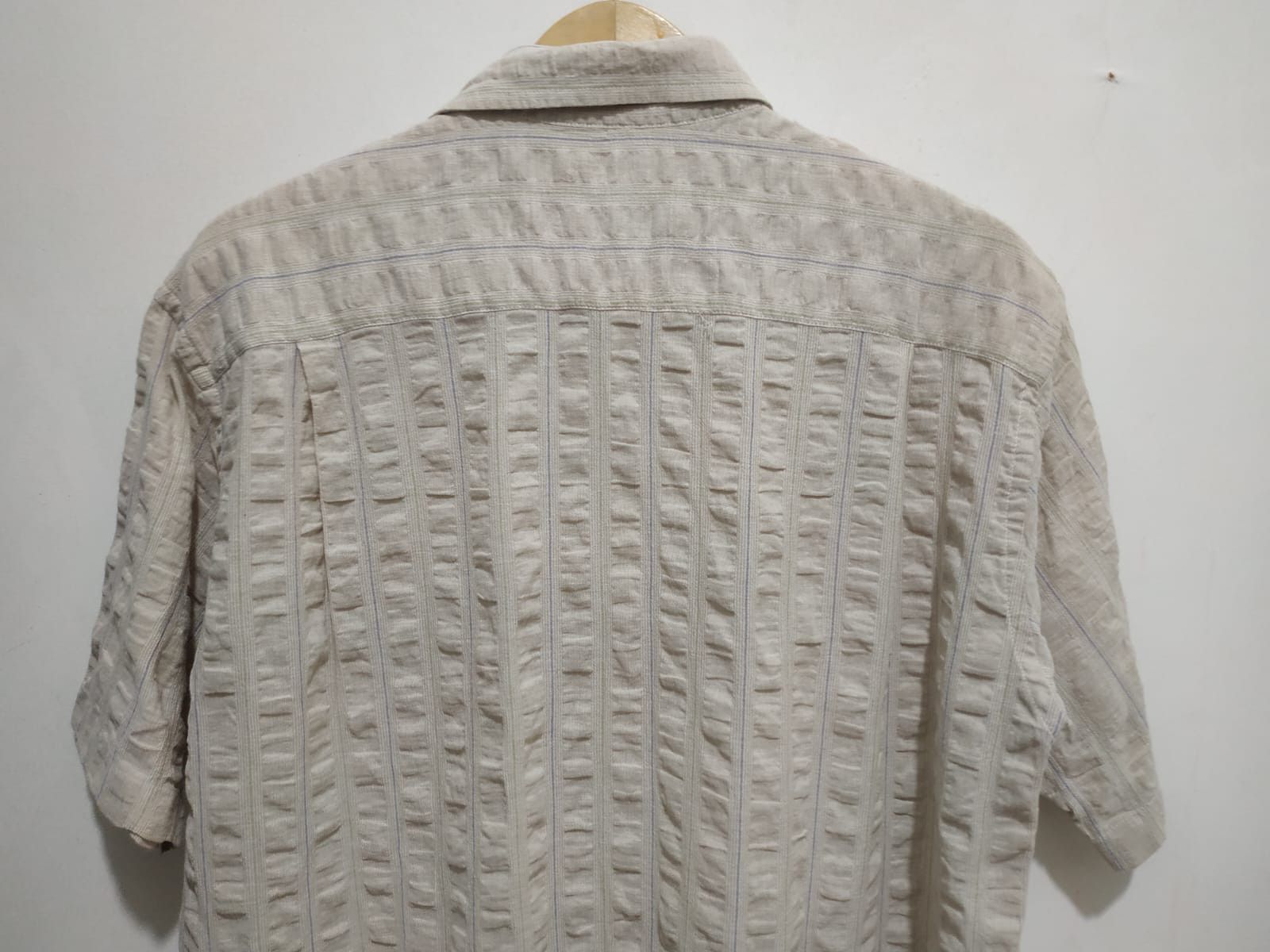 Lanvin Vintage Lanvin Wringkle Pleat Shirt Size US L / EU 52-54 / 3 - 16 Thumbnail