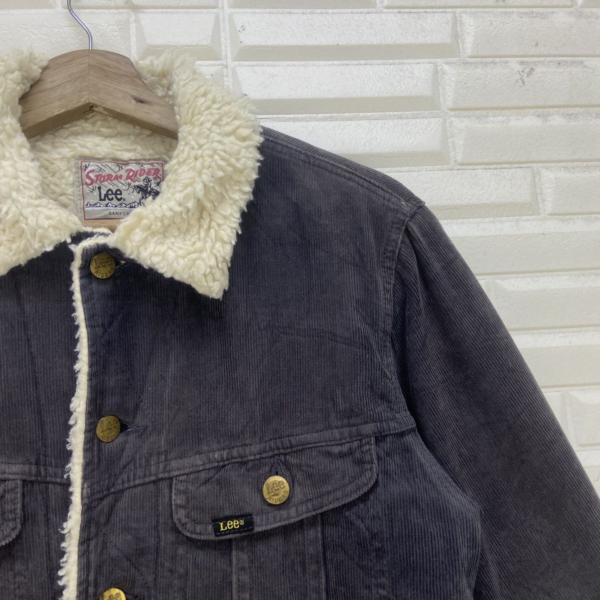 Lee Vintage Lee Storm Rider Corduroy Sherpa Trucker Jacket Size US S / EU 44-46 / 1 - 4 Thumbnail