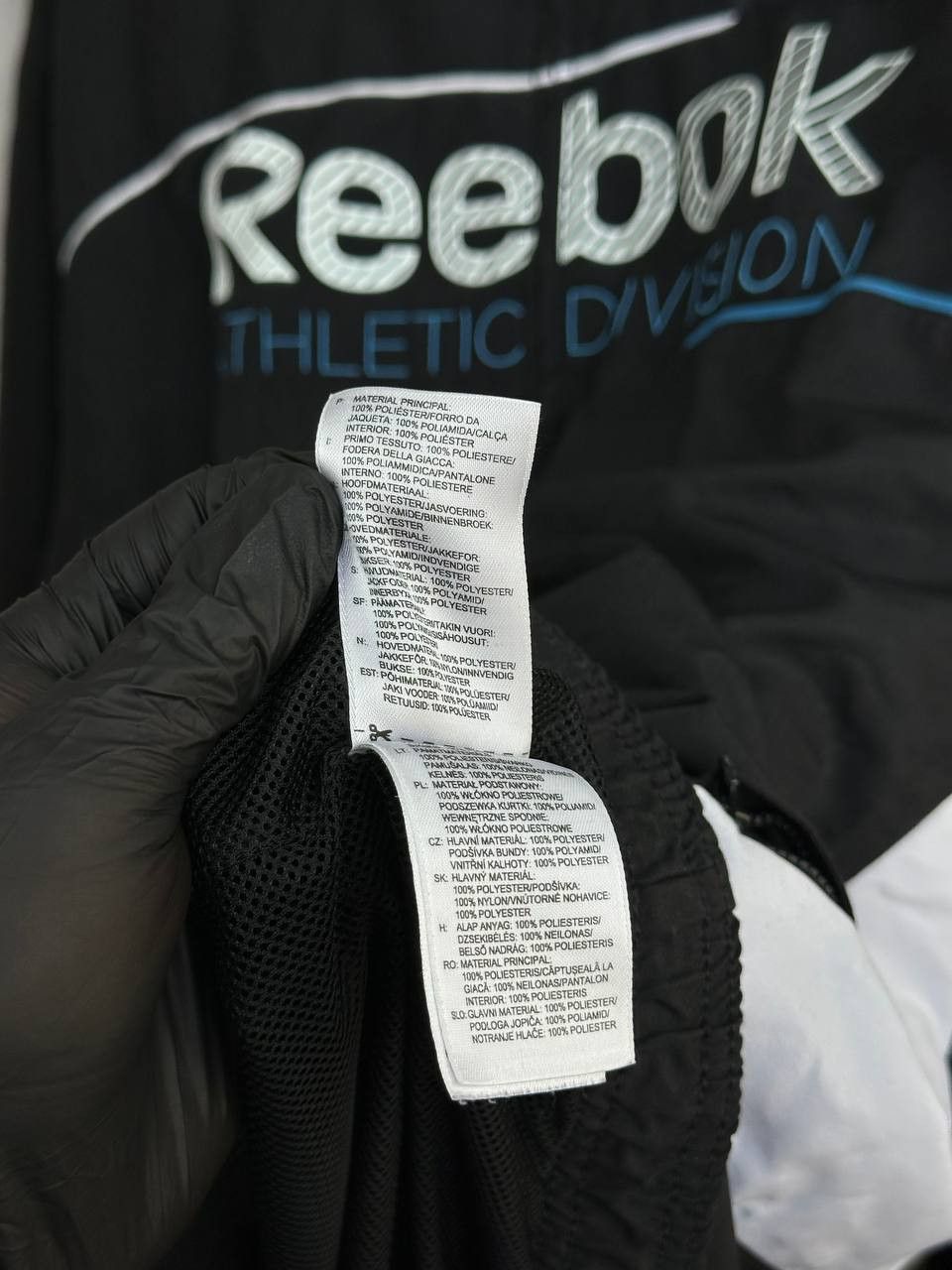 Reebok Reebok Athletic Division Windbreaker Jacket Black 90s Size US XXL / EU 58 / 5 - 14 Thumbnail