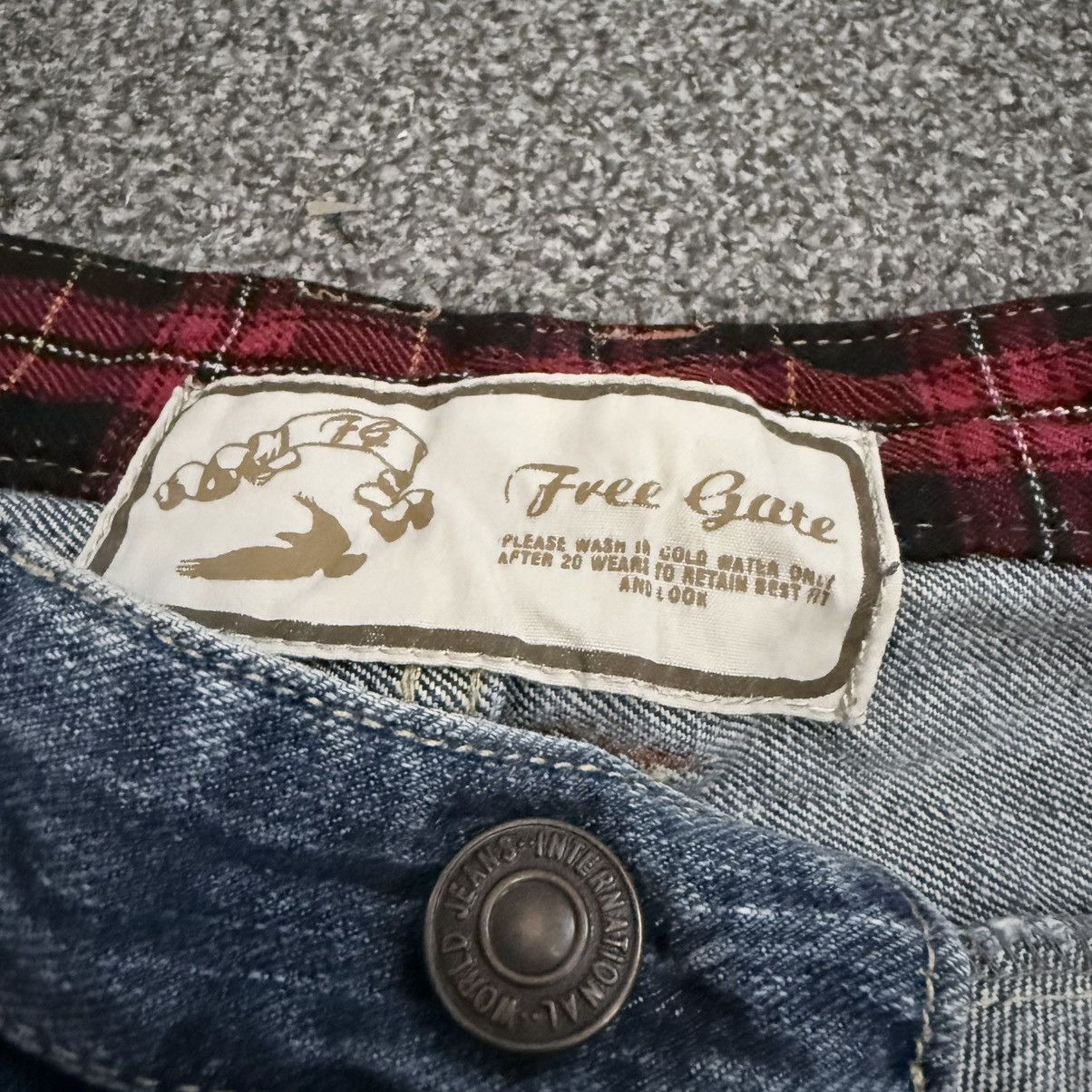 Seditionaries Vintage Japanese Patch Work Free Gate Whisker Clawmark Denim Size US 32 / EU 48 - 16 Thumbnail