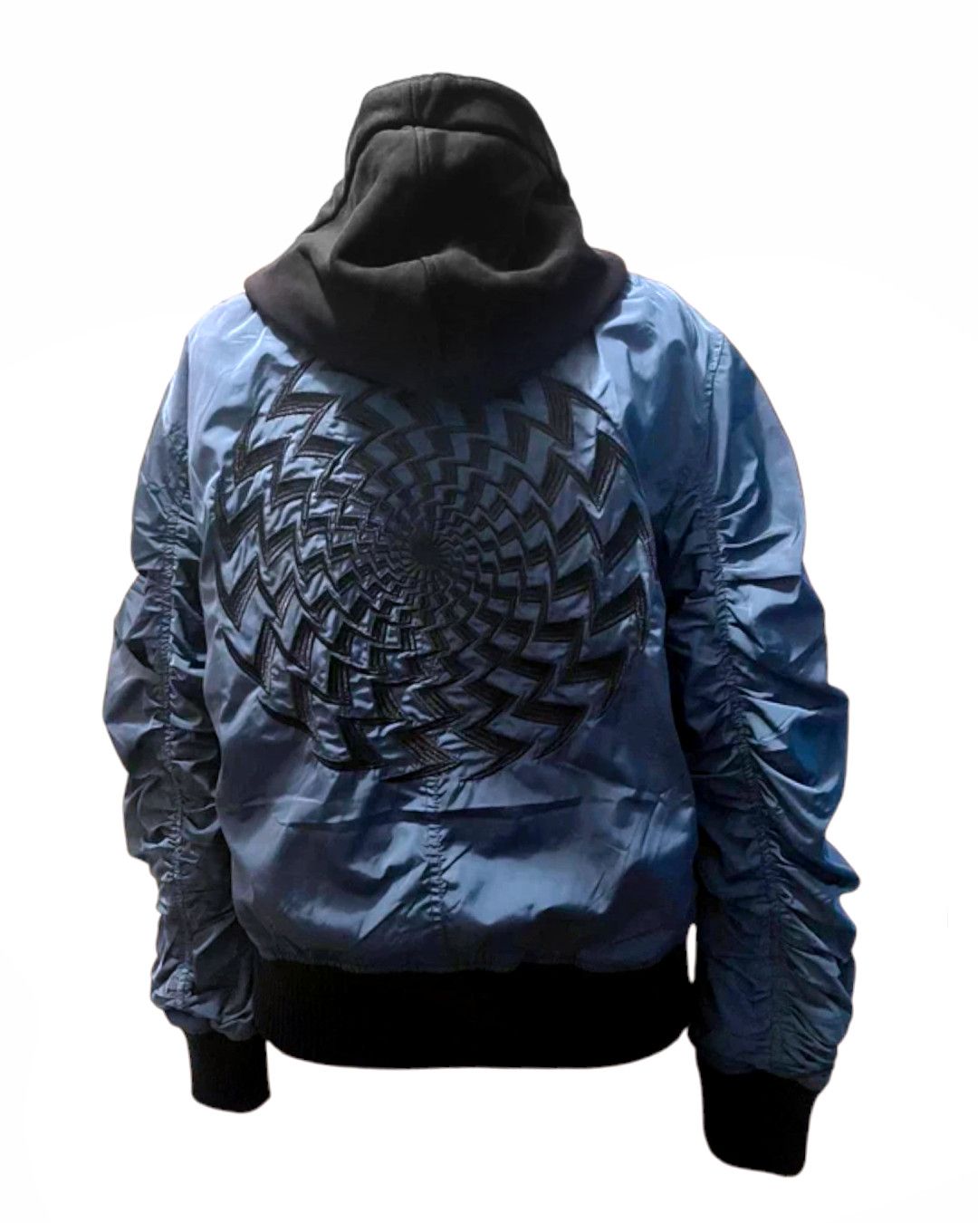 Diesel Diesel “BRAVES” Spiral Embroidery Bomber Jacket Size US M / EU 48-50 / 2 - 2 Thumbnail
