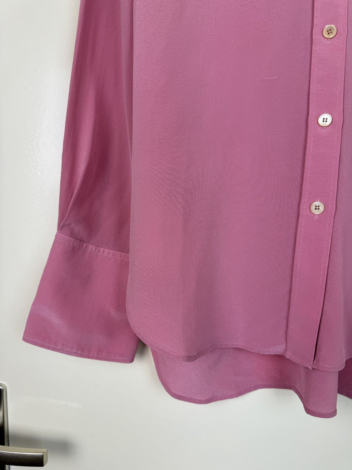 Joseph Joseph 100% Silk Joe Shirt Crepe Blouse Loro Piana Style S Size S / US 4 / IT 40 - 3 Thumbnail