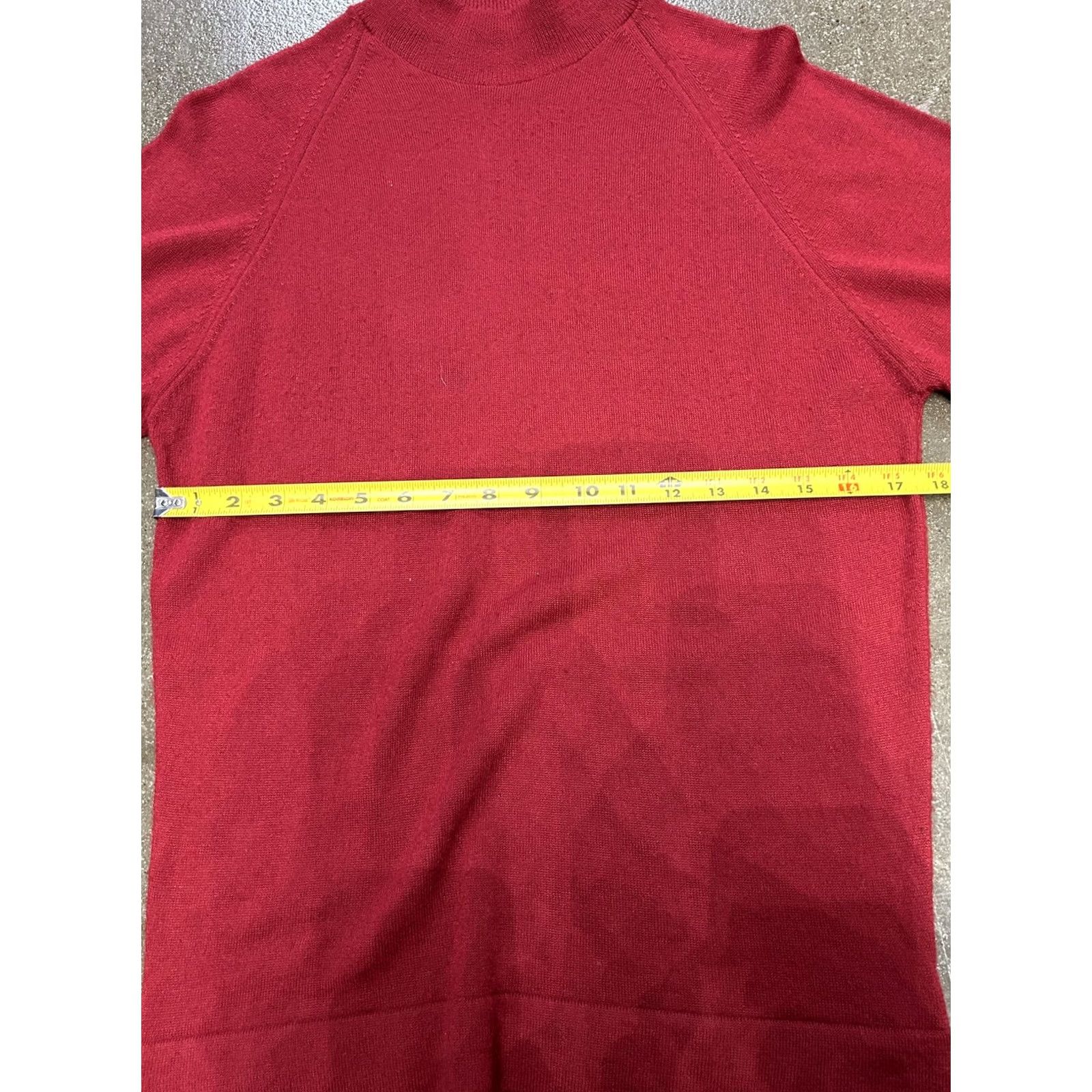 Vintage VINTAGE Puritan Sweater Mens Small Red Mock Neck Tight Knit Pullover Knit USA Size US S / EU 44-46 / 1 - 5 Thumbnail