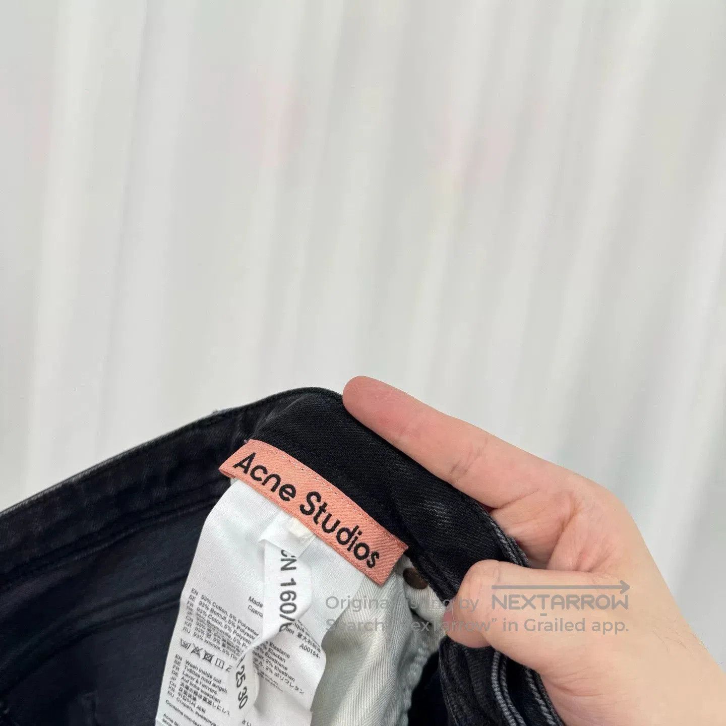 Acne Studios black denim Acne Studios long pants W25. Size 25" / US 0 / IT 36 - 6 Thumbnail