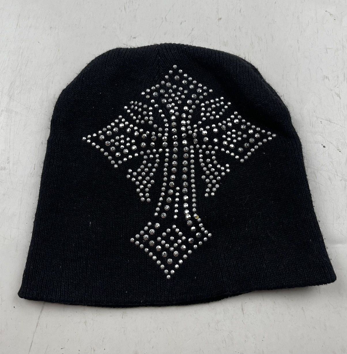 Japanese Brand big cross logo beanie hat snow cap tc45 Size ONE SIZE - 2 Thumbnail