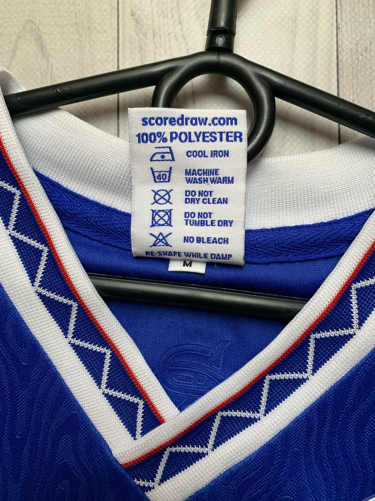 Vintage Vintage Rangers soccer jersey size M retro rare Size US M / EU 48-50 / 2 - 4 Thumbnail