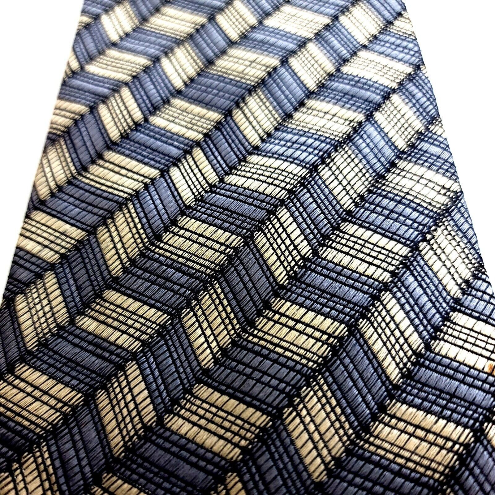 Dockers Dockers Abstract Geometric Woven Tan Gray Du Pont Teflon Wid Size ONE SIZE - 2 Thumbnail