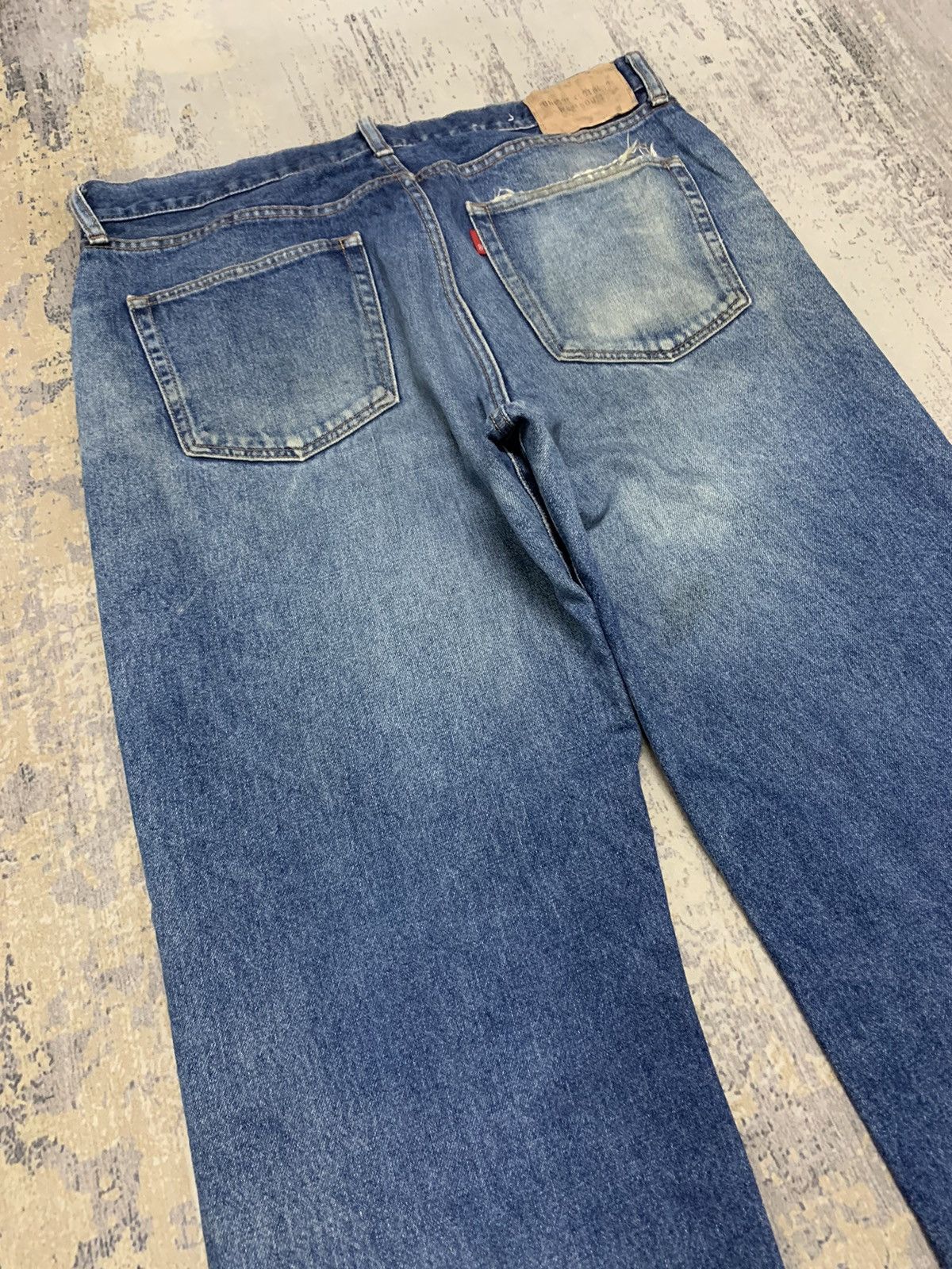 Japanese Brand Vintage Japanese Uniqlo Loose Baggy Jeans W35x29 Size US 35 - 13 Thumbnail