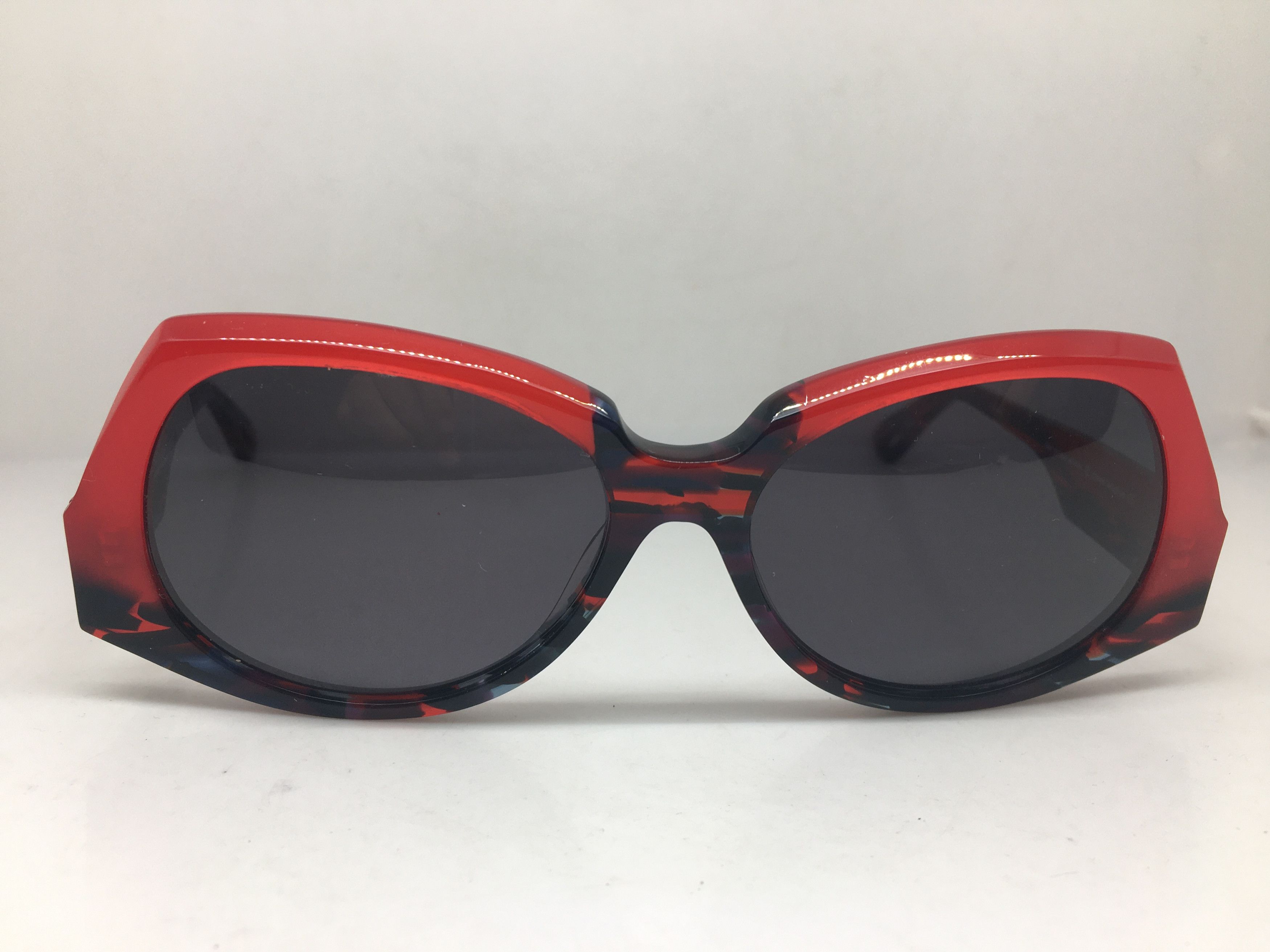 Vintage Theo by TIM VAN STEENBERGEN Red Cateye Sunglasses Size ONE SIZE - 1 Thumbnail