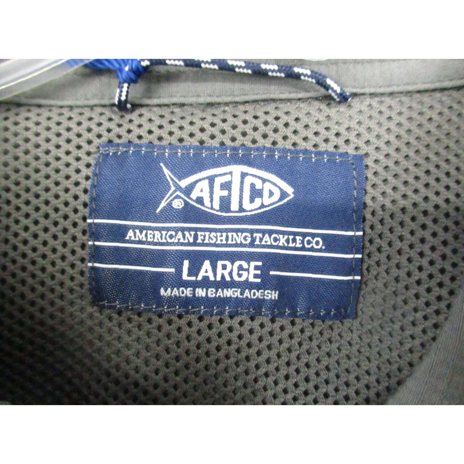 Vintage AFTCO Aftech Vented Shirt L Mens Gray Bassmaster Fishing Shirt Size US L / EU 52-54 / 3 - 3 Thumbnail