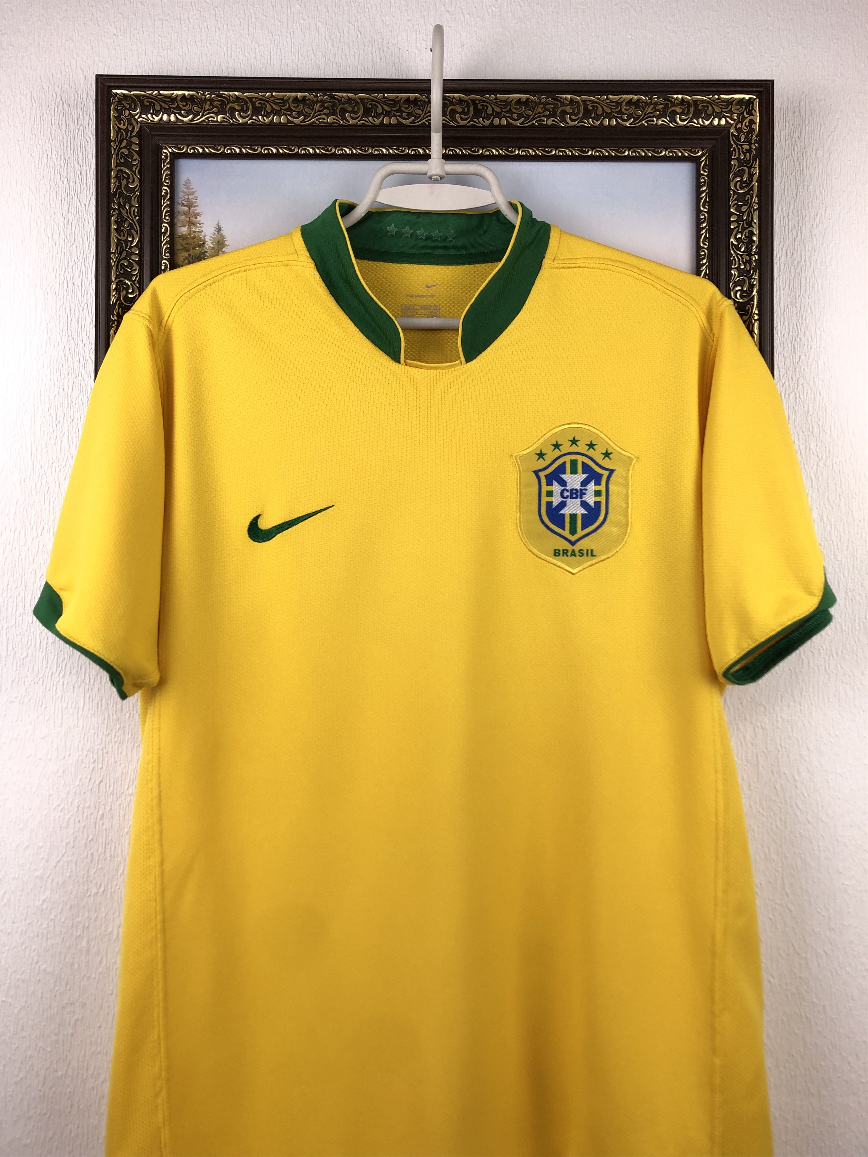 Nike × Vintage Brazil Home football shirt 2006 Soccer Nike Jersey Rare Size US M / EU 48-50 / 2 - 2 Thumbnail