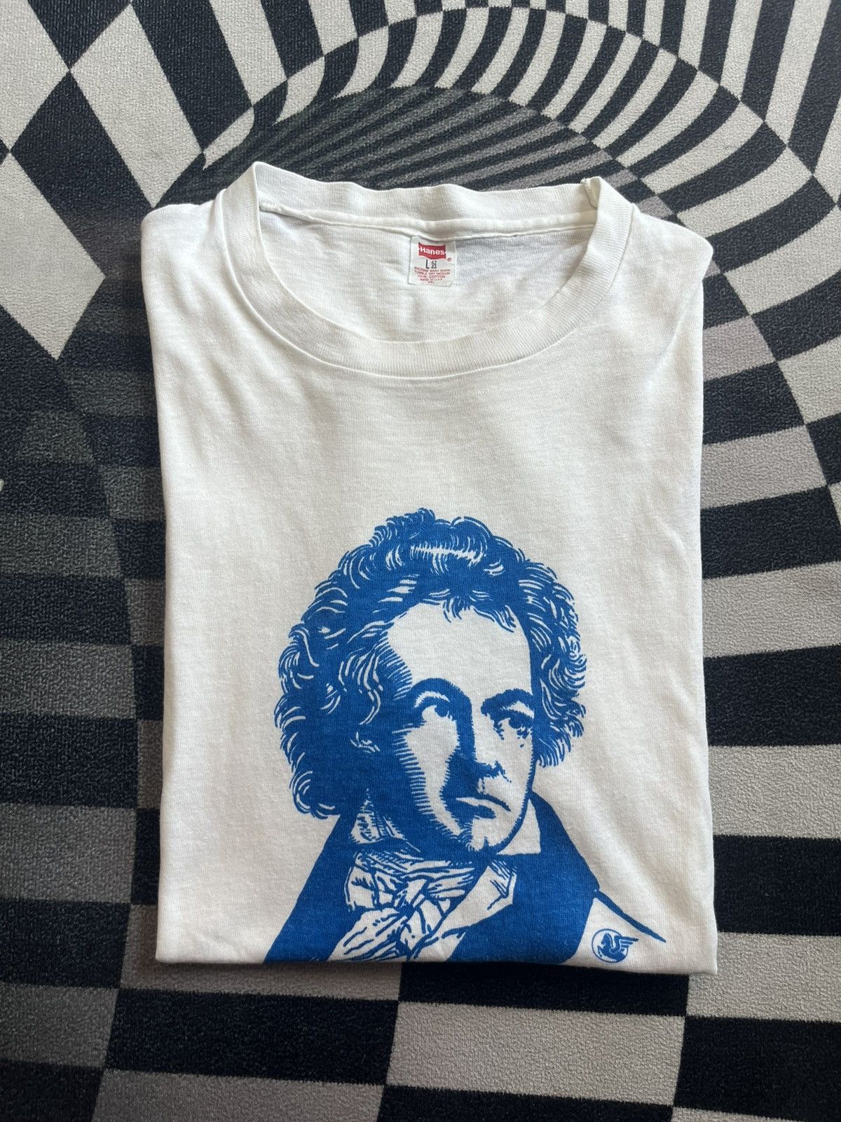 Arts & Science Vintage Ludwigvan BEETHOVEN Art Face 1970’s-1980’s Tshirt Size US L / EU 52-54 / 3 - 1 Thumbnail