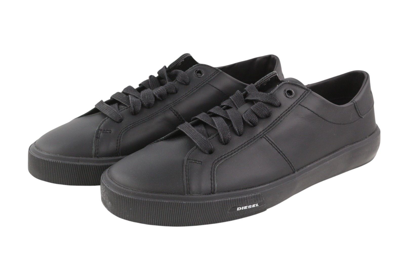 Diesel S-MYDORI LC EU45 Leather Black 41577 Size US 12 / EU 45 - 2 Thumbnail