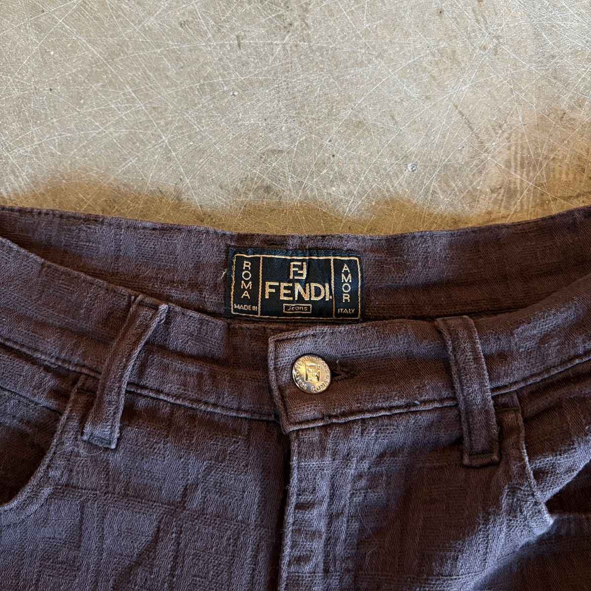 Fendi Vintage Fendi Pants Monogram Size 31" - 3 Thumbnail