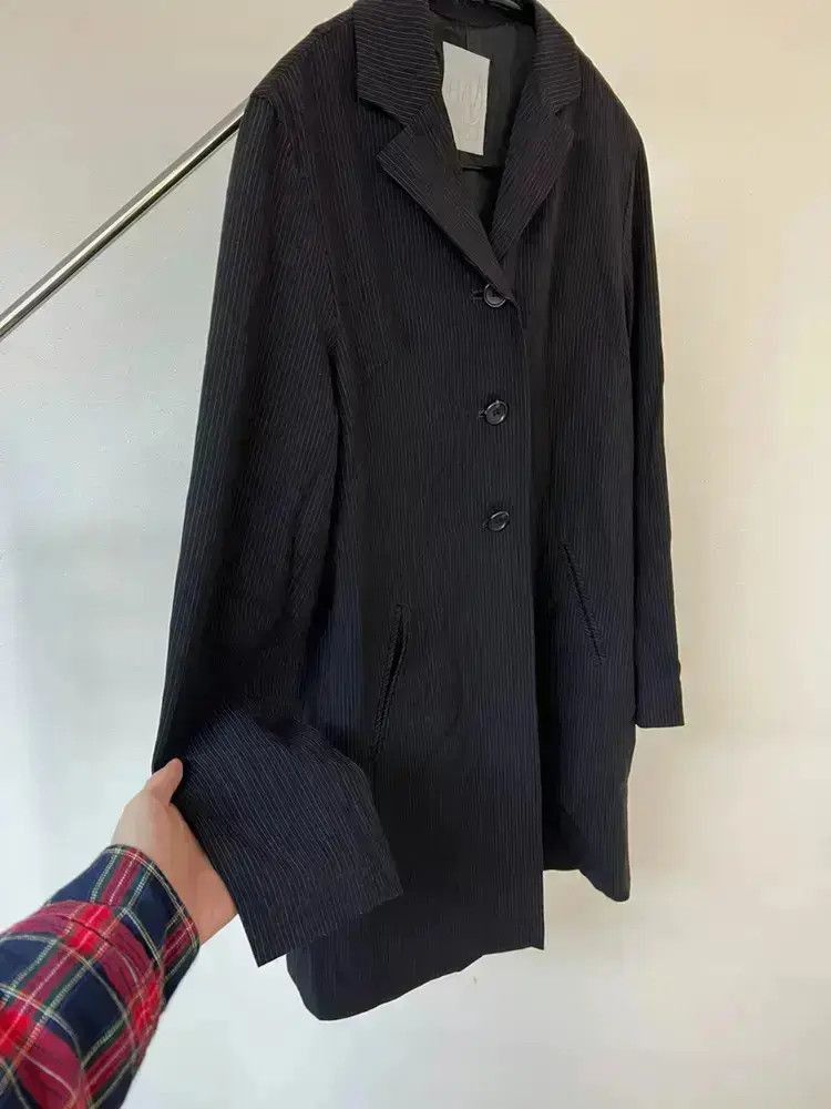 Yohji Yamamoto Yohji Yamamoto Work Shop Stripe Coat Size US M / EU 48-50 / 2 - 3 Thumbnail