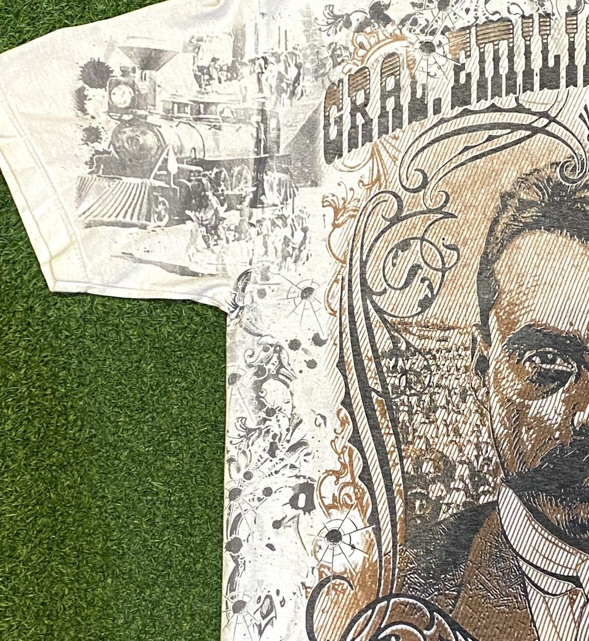 Vintage Shirt Tee Emiliano Zapata Salazar Mexican Revolution OVP AAA Size US XL / EU 56 / 4 - 6 Thumbnail