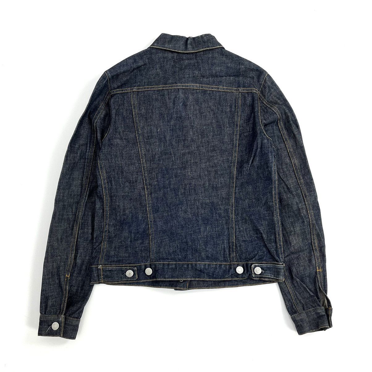 Helmut Lang 1999 Helmut Lang Type 2 Raw Indigo Denim Jacket Size US S / EU 44-46 / 1 - 12 Thumbnail