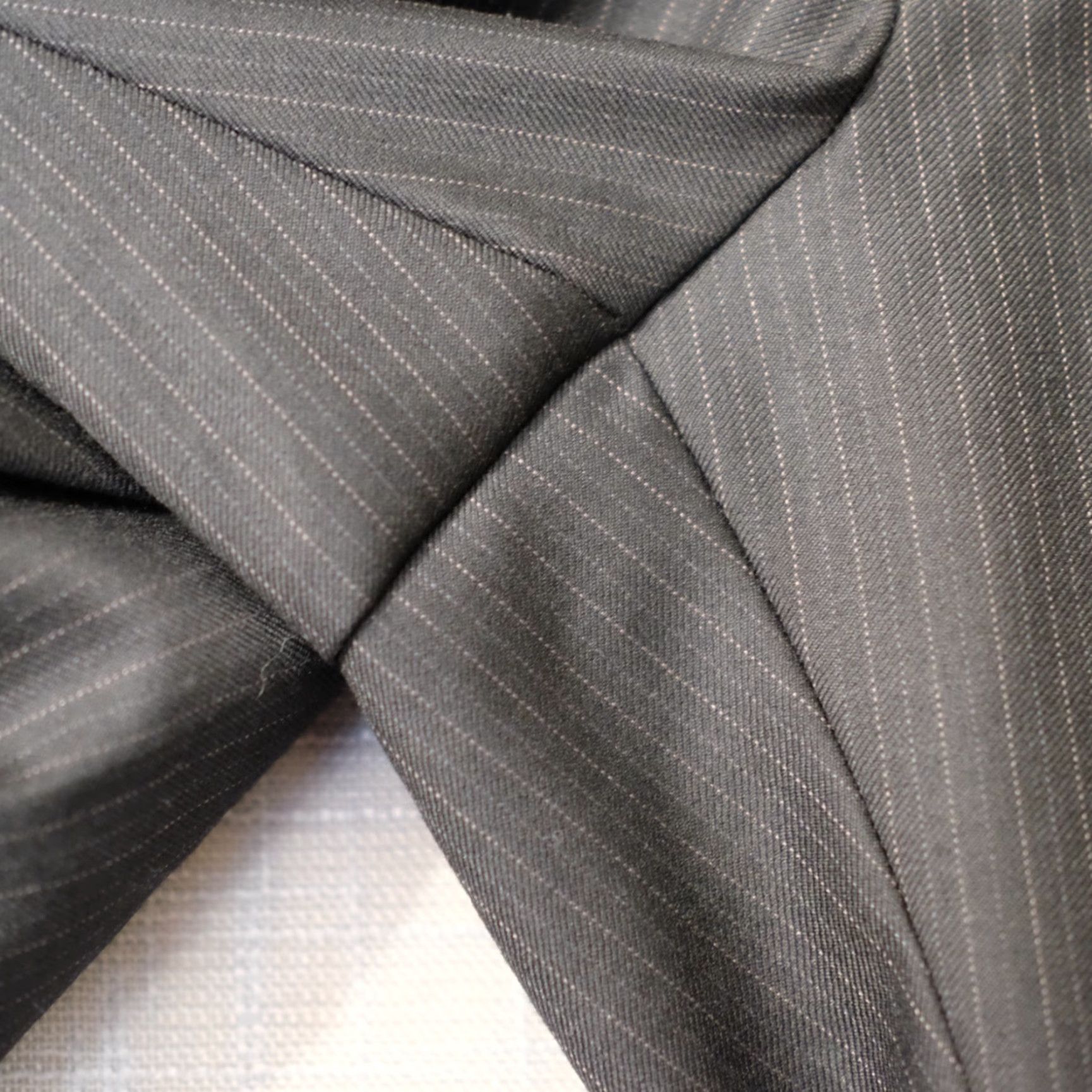 Dockers DOCKERS Dress Pants Black Stripe Cuffed Mens 38 x 29 Wool Blend Size US 38 / EU 54 - 4 Thumbnail