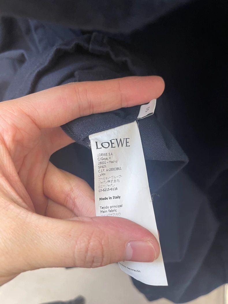 Loewe loewe Dark blue frock hooded jacket 2503-Nextarrow Size US L / EU 52-54 / 3 - 4 Thumbnail