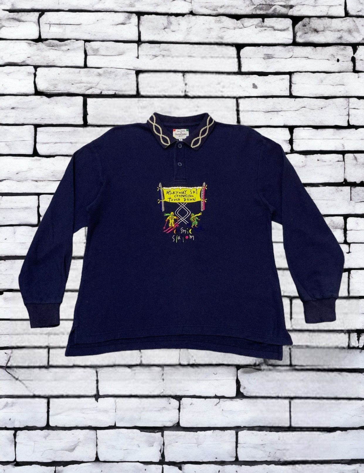 Designer × Jean Charles De Castelbajac Castelbajac Milkyway Ski Competition Touch Down Embroidered Size US M / EU 48-50 / 2 - 1 Thumbnail