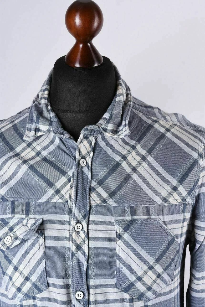 Allsaints AllSaints Spitalfields Plaid Long Sleeve Button Up Shirt Size US S / EU 44-46 / 1 - 2 Thumbnail
