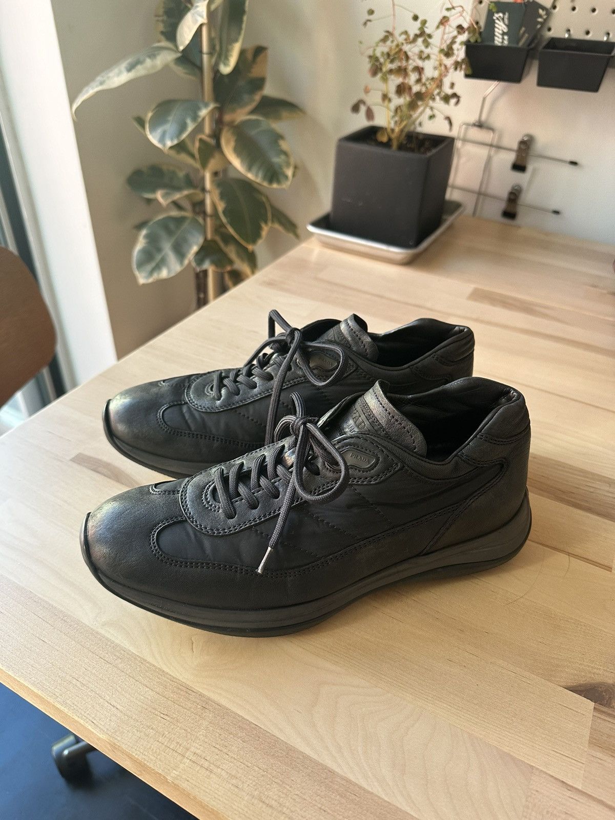 Prada prada sneakers leather + nylon Size US 8.5 / IT 38.5 - 5 Thumbnail