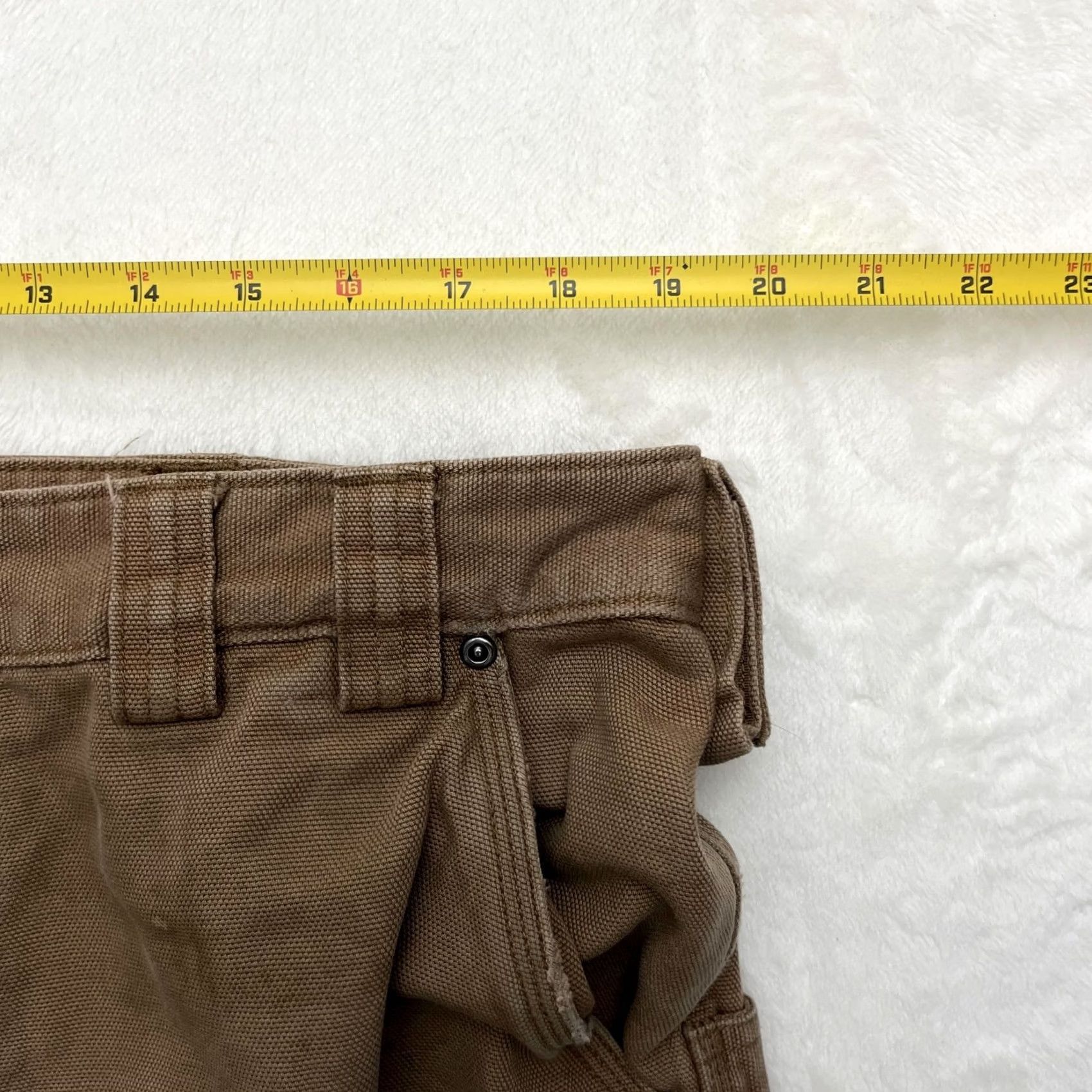 Vintage Duluth Trading Double Knee Pants Jeans Mens 38x30 Cargo Brown Cotton Workwear Size US 38 / EU 54 - 3 Thumbnail