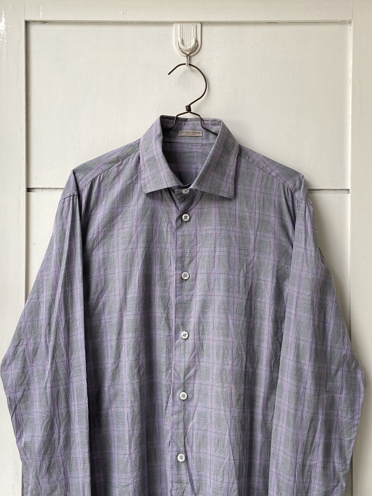 Bottega Veneta BOTTEGA VENETA Plaid Shirt Size US S / EU 44-46 / 1 - 10 Thumbnail