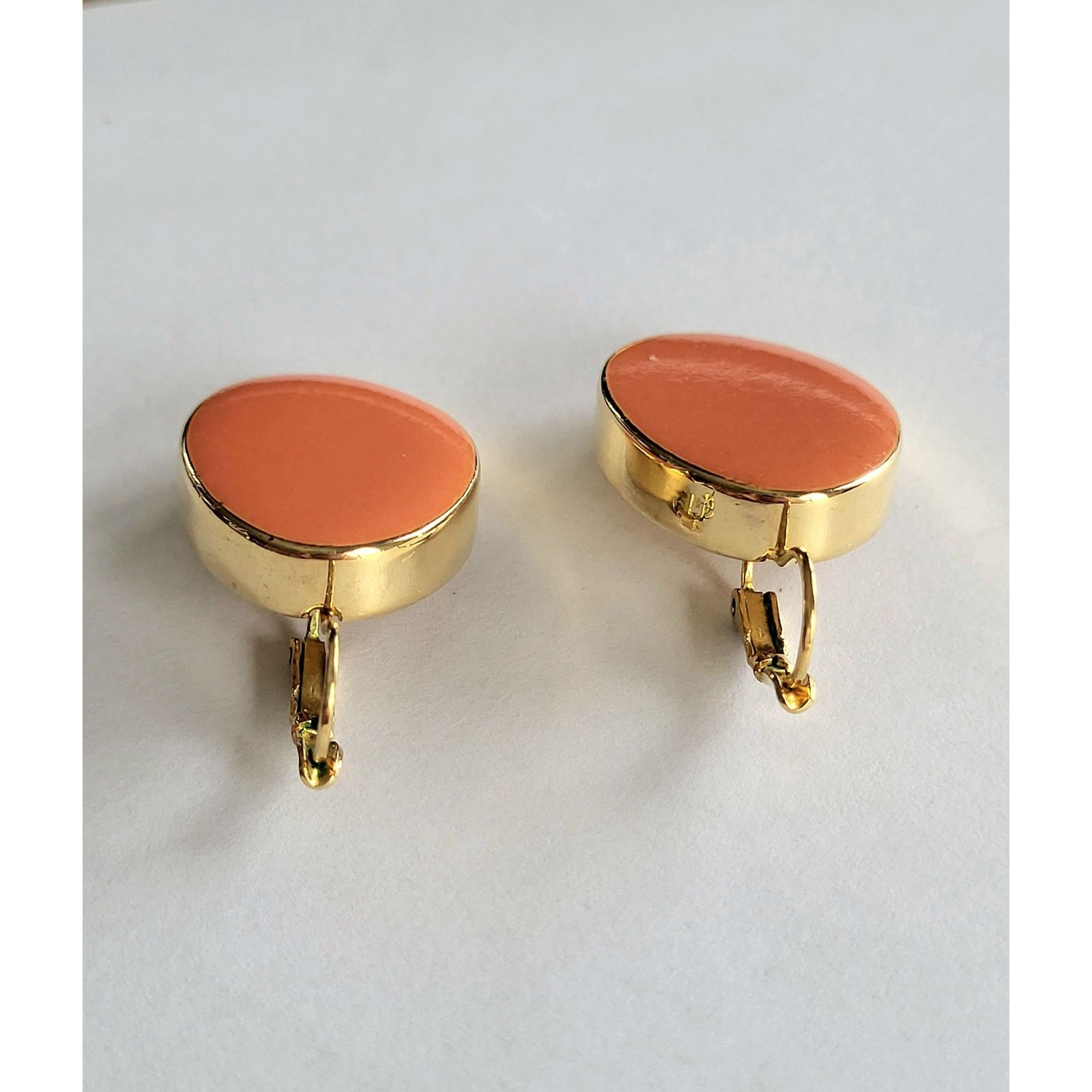 Kenneth Jay Lane VTG 22K Plate Kenneth Jay Lane Enamel/Gold Earrings Pierced Size ONE SIZE - 3 Thumbnail