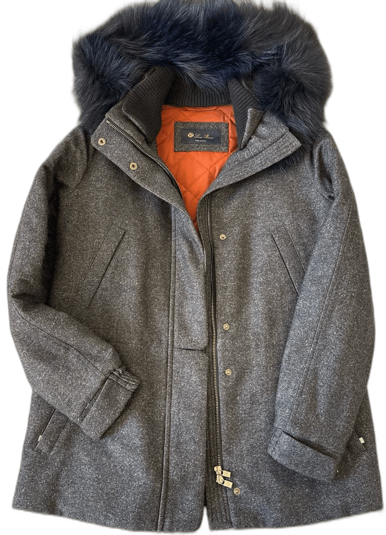 Loro Piana Loro Piana Icery Gray Fur Hood Coat Size US M / EU 48-50 / 2 - 1 Thumbnail