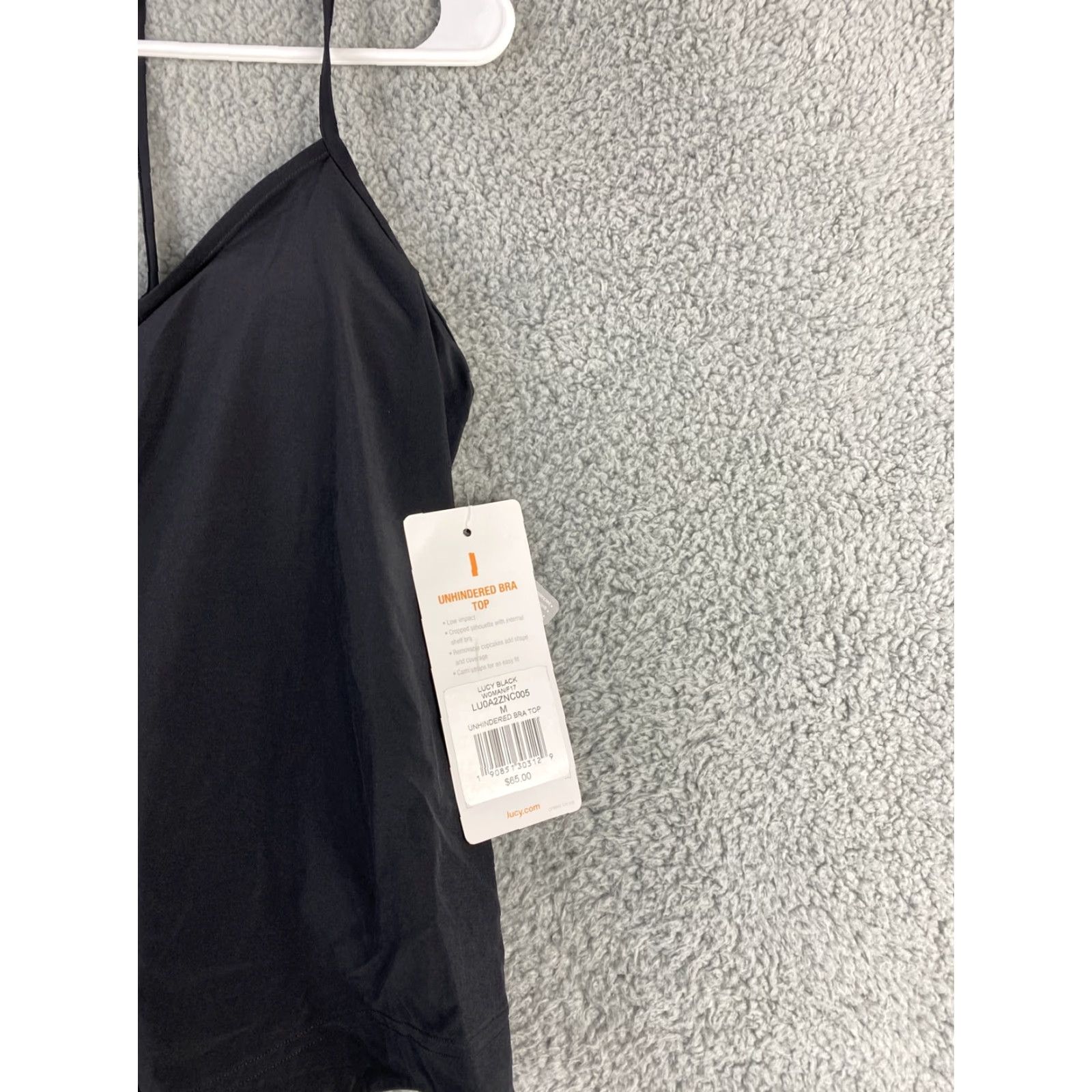 Vintage LUCY Women's Unhindered Black Tank Top Activewear Bra Size Medium Size M / US 6-8 / IT 42-44 - 2 Thumbnail