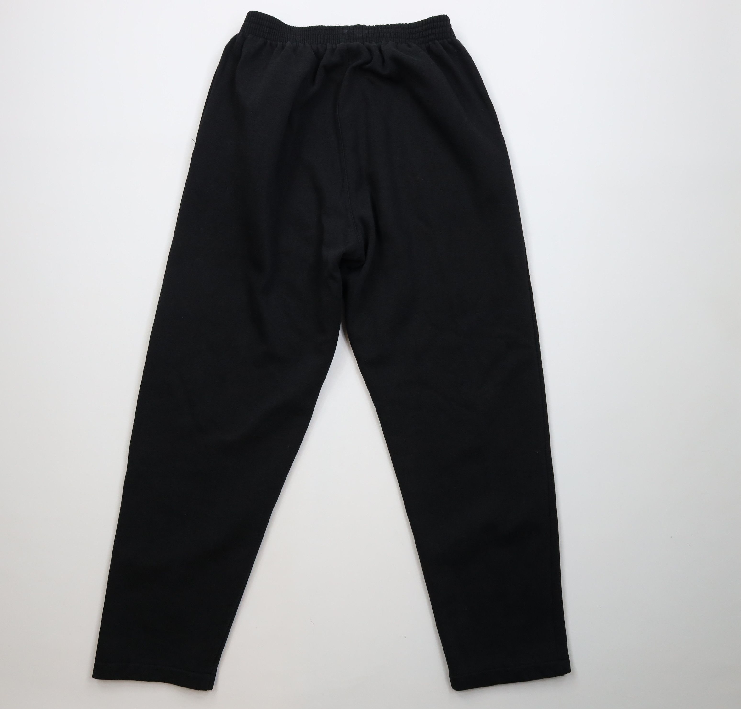 Vintage Vintage 90s Streetwear Blank Sweatpants Pants Black Size 26" / US 2 / IT 38 - 11 Thumbnail