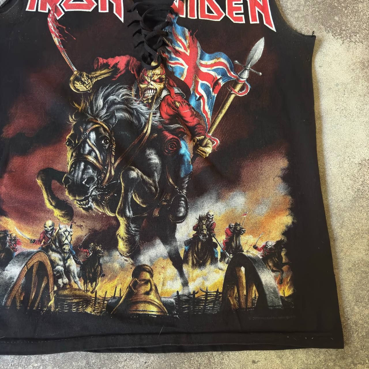 Band Tees × Iron Maiden Iron Maiden Vintage Tour Distressed Tank Top Size US M / EU 48-50 / 2 - 6 Thumbnail