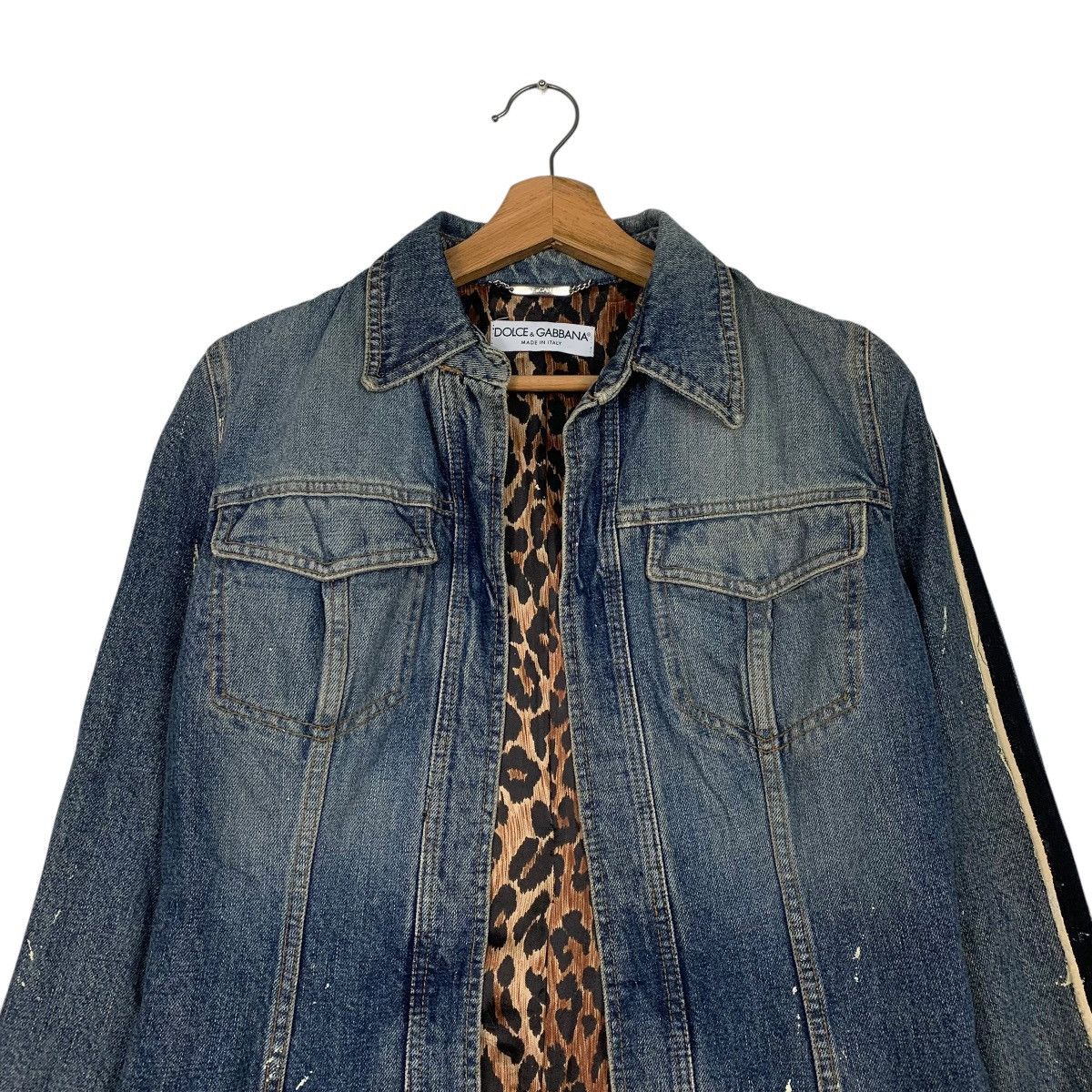 Dolce & Gabbana Dolce & Gabbana Buttonless Denim Trucker Jacket Size M / US 6-8 / IT 42-44 - 2 Thumbnail
