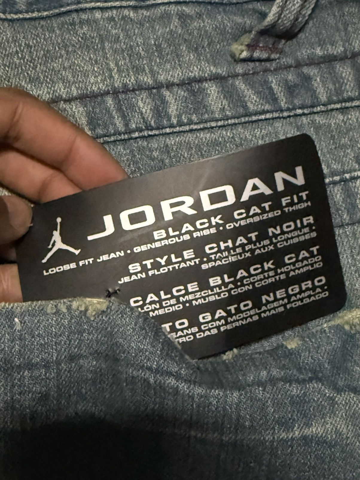 Jordan Brand Vintage Y2K Air Jordan Brand Jeans Baggy Waist 38 Nike Size US 38 / EU 54 - 5 Thumbnail