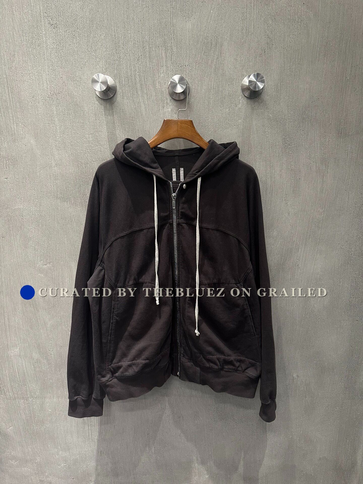 Rick Owens Rick Owens Porterville F/W24 Dark Dust Hoodie | Grailed