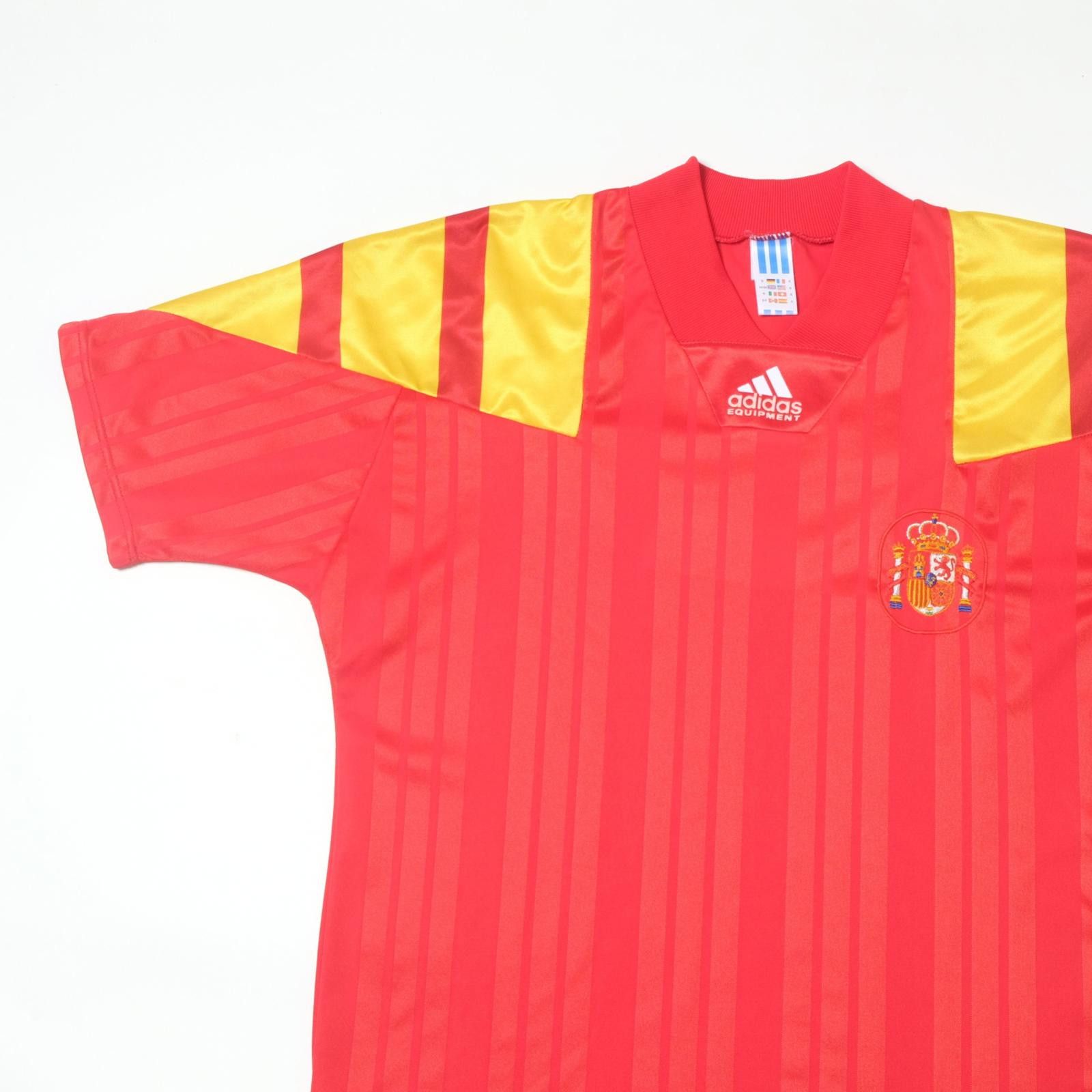 Adidas 1992/94 Spain Home Shirt (L) Size US L / EU 52-54 / 3 - 3 Thumbnail