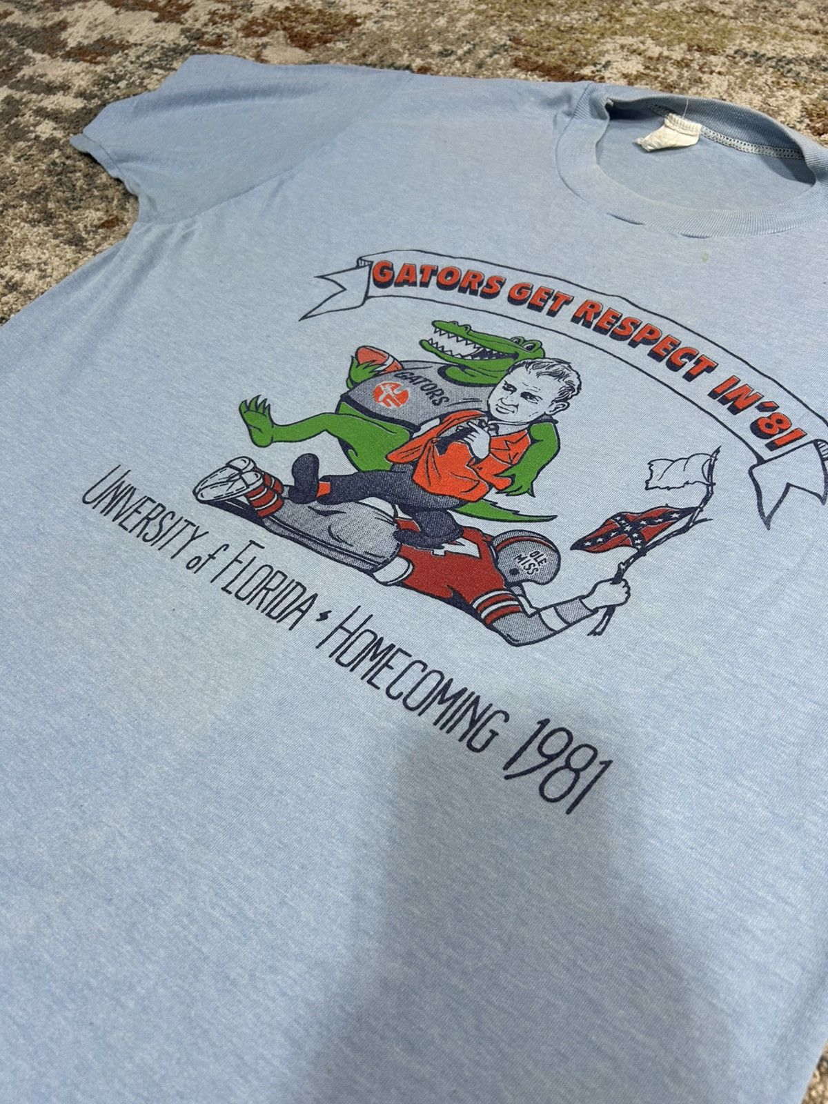 Vintage 1981 University Of Florida Gators Homecoming Single Stitch T Size US L / EU 52-54 / 3 - 2 Thumbnail