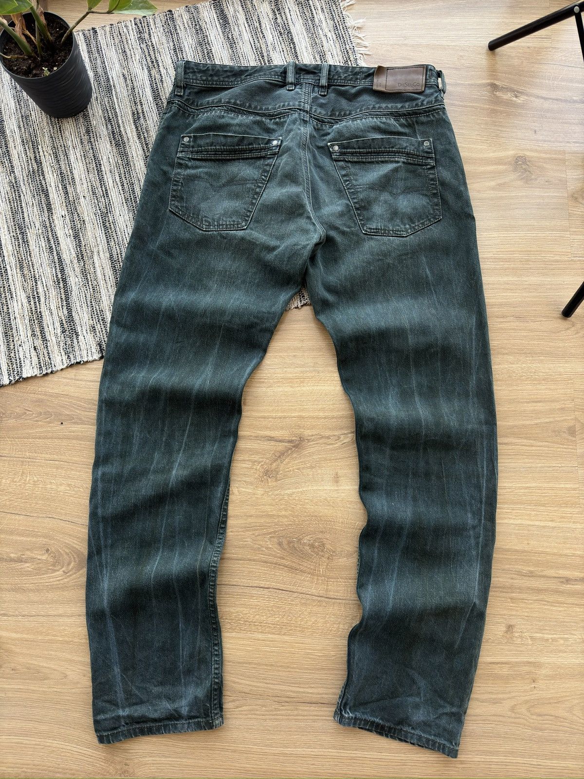 Levi's Vintage Diesel Rare Green Y2K Denim jeans pants Size US 34 / EU 50 - 2 Thumbnail