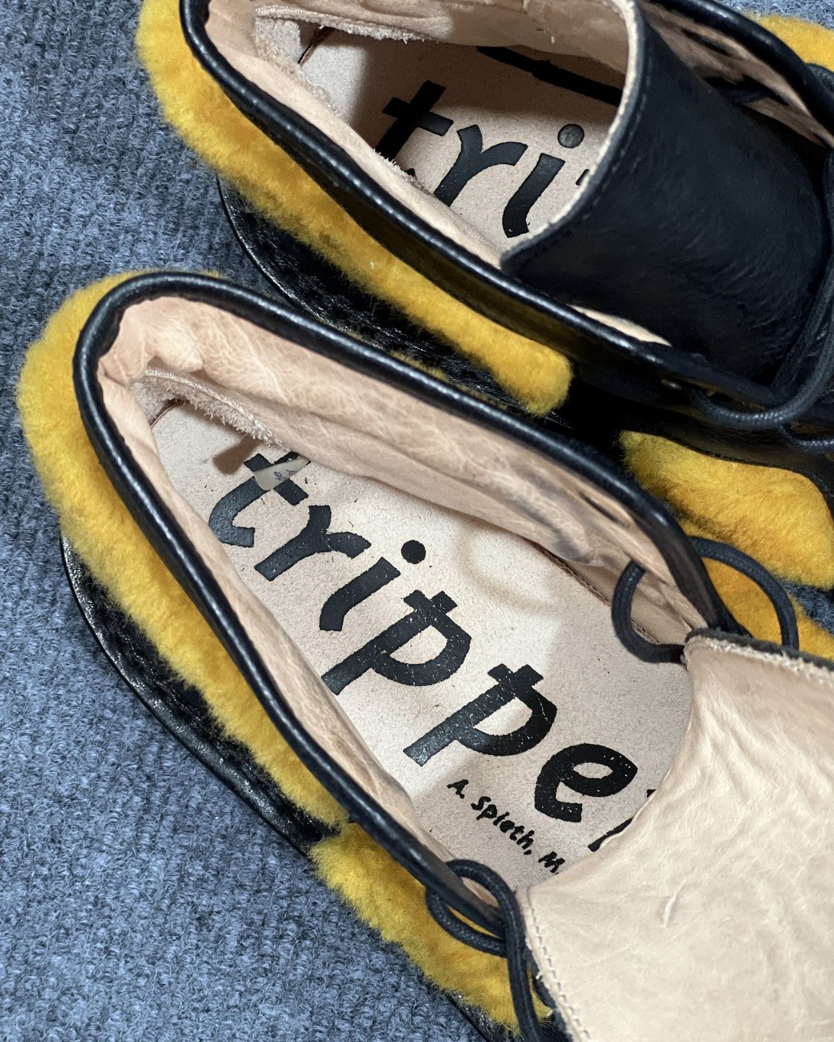 Trippen Trippen Spock_f Black-yellow boot shoes Size US 8 / EU 41 - 11 Thumbnail