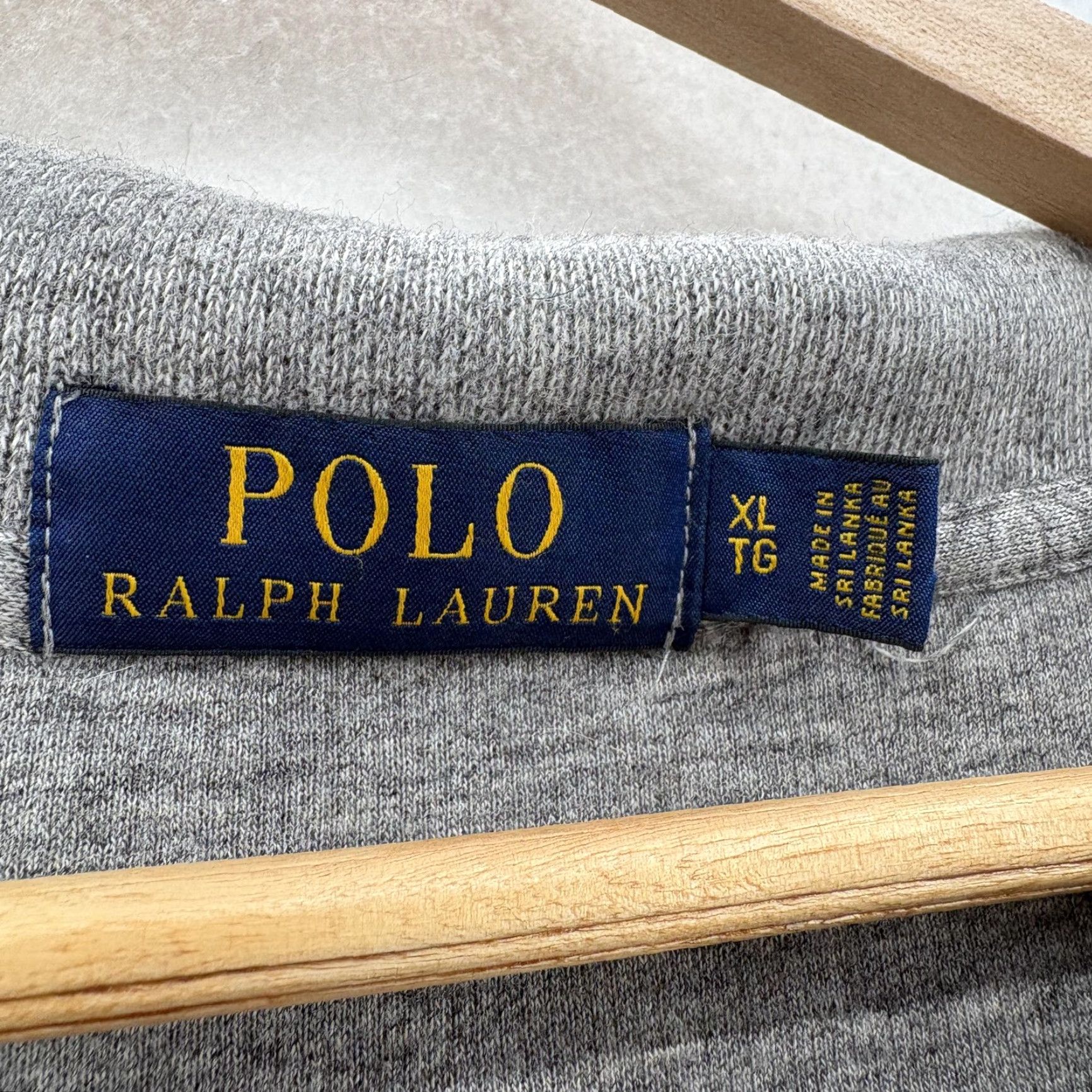 Polo Ralph Lauren Polo Ralph Lauren Sweater Shirt Mens XL Gray Cotton 1/2 Zip Collared Pullover Preppy Size US XL / EU 56 / 4 - 3 Thumbnail