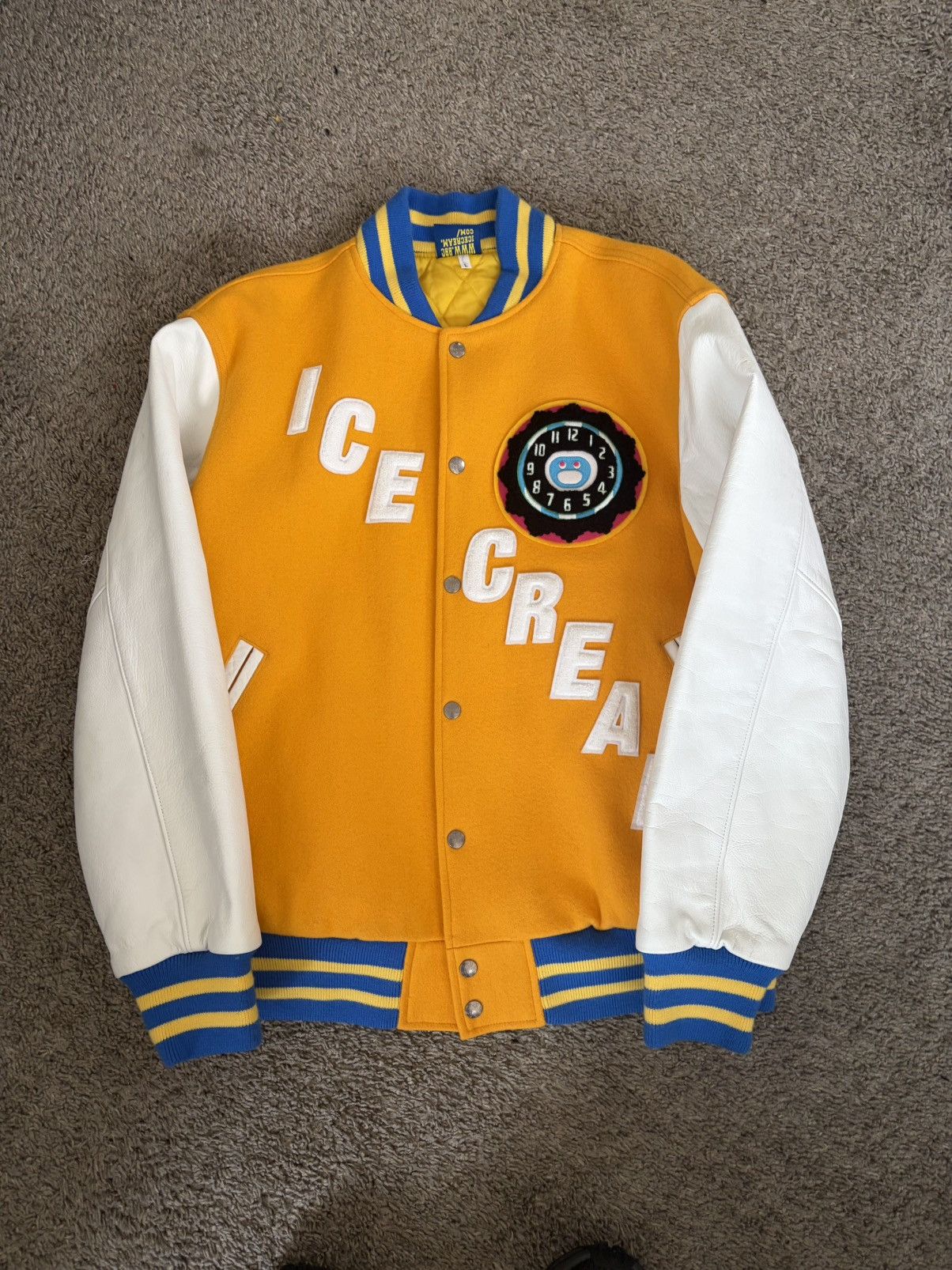 Billionaire Boys Club Billionaire Boys Club Ice Cream Cone Man Leather Varsity Size US L / EU 52-54 / 3 - 1 Thumbnail