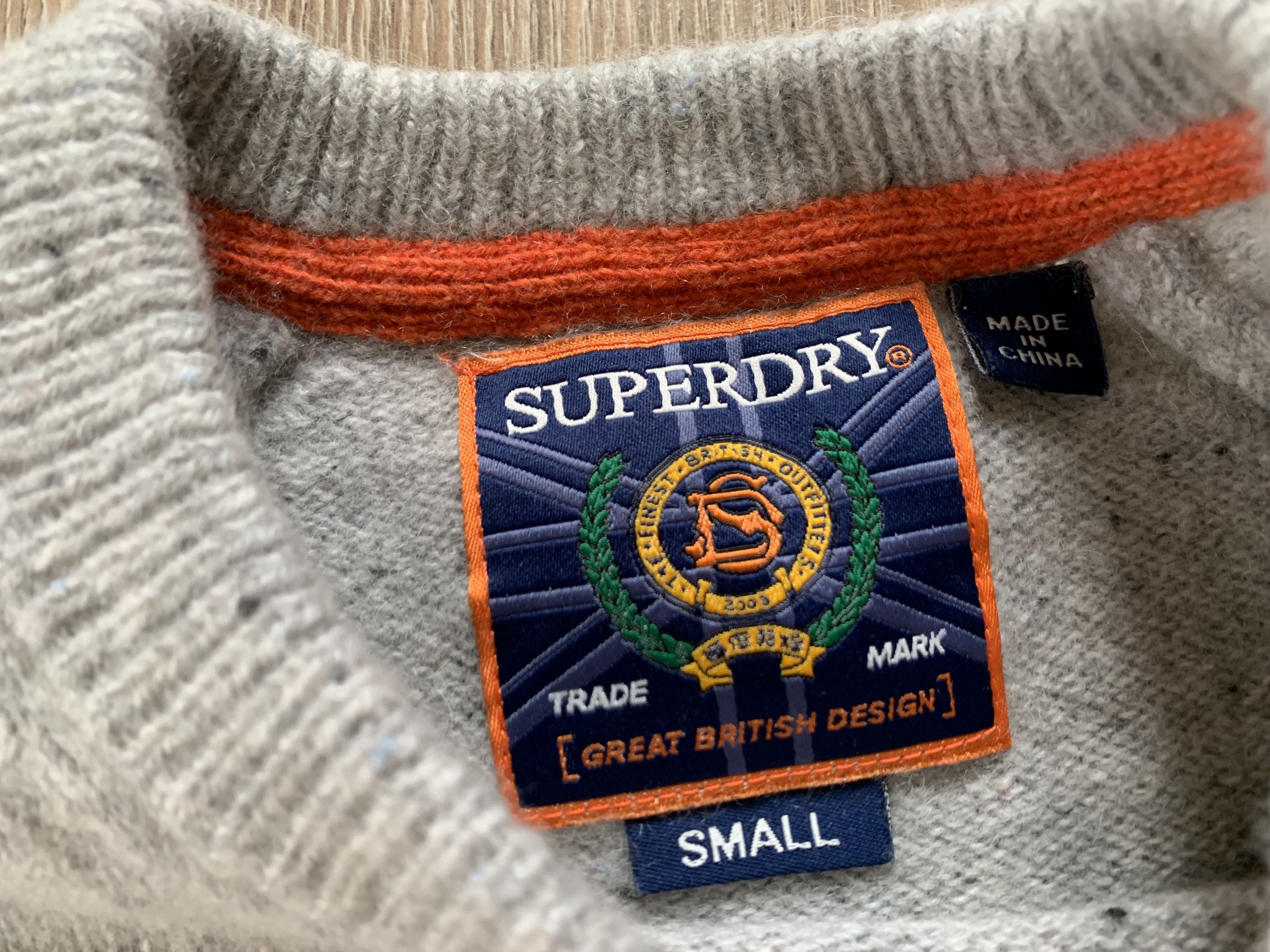 Japanese Brand × Superdry Superdry Grey Wool Sweater Size US XS / EU 42 / 0 - 5 Thumbnail