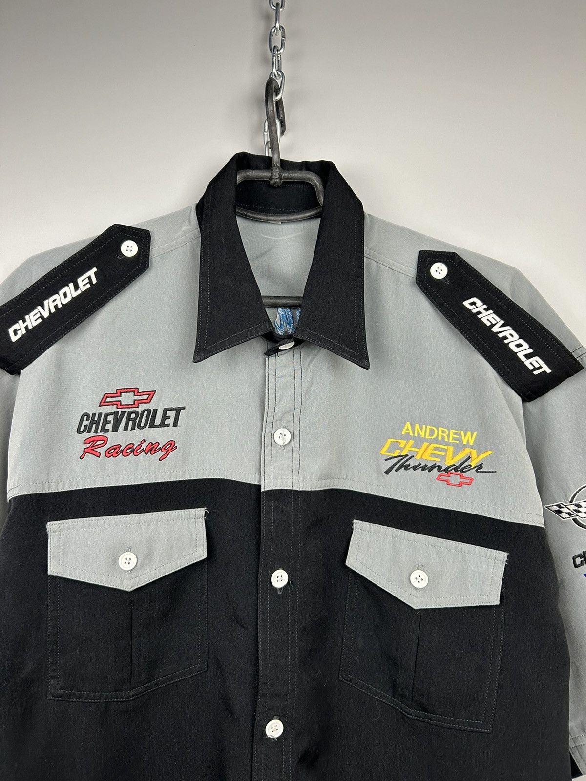 Vintage Vintage Chevrolet Racing Shirt Size US XXL / EU 58 / 5 - 2 Thumbnail