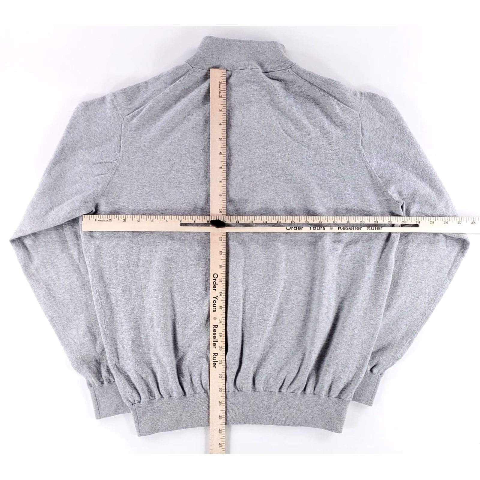 Peter Millar Peter Millar Crown Crest 1/4 Zip Pullover Gray Long Sleeve Golf Mens L Size US L / EU 52-54 / 3 - 5 Thumbnail