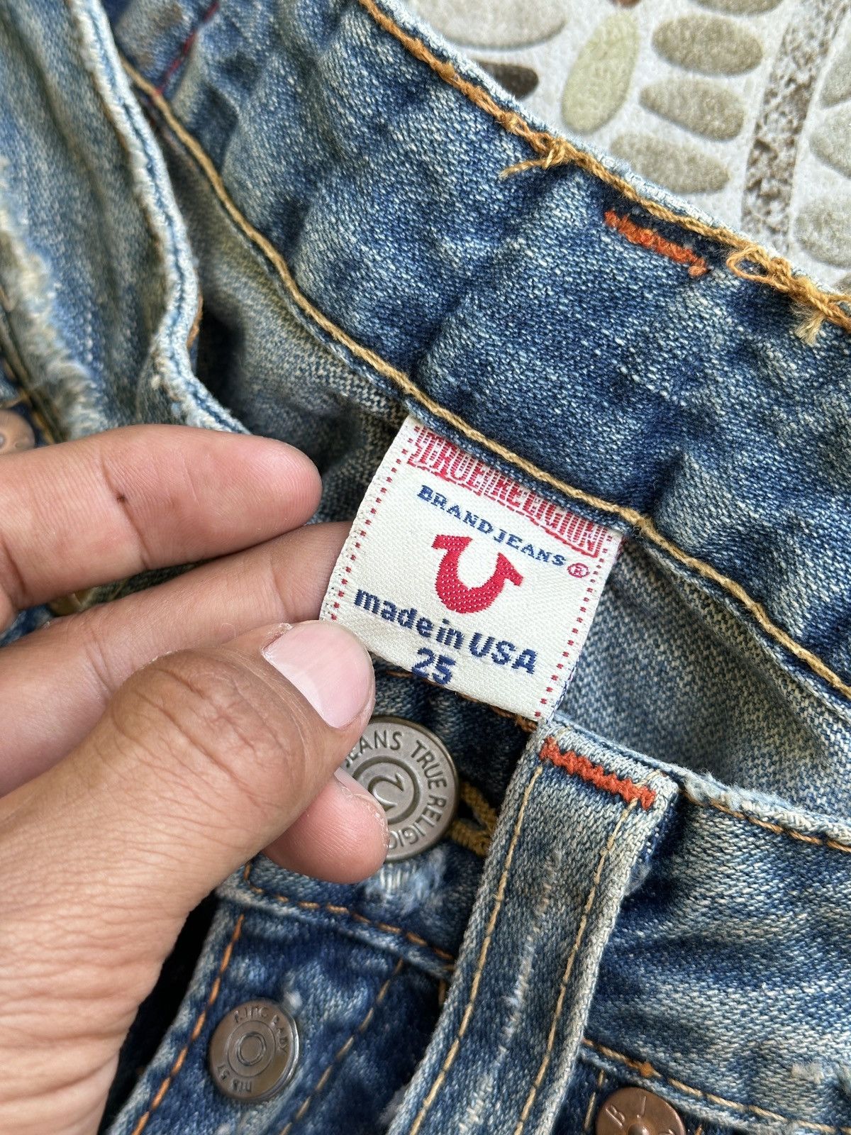 Japanese Brand Flare 💥 True Religion X King Baby Flare Fashion💥 Size US 28 / EU 44 - 7 Thumbnail