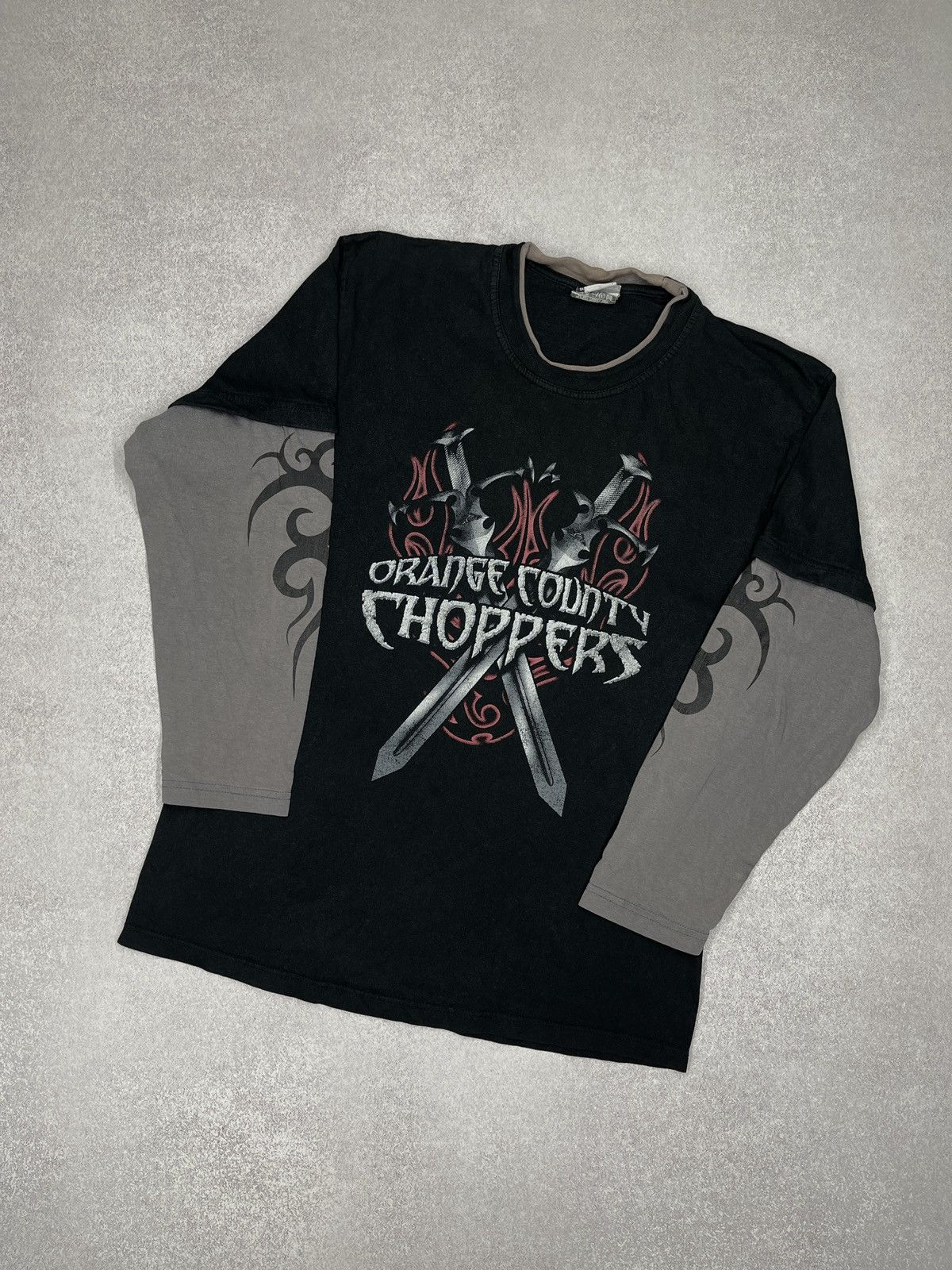 West Coast Choppers Vintage Orange County Choppers Longsleeve Tee Big Logo Size US S / EU 44-46 / 1 - 1 Thumbnail