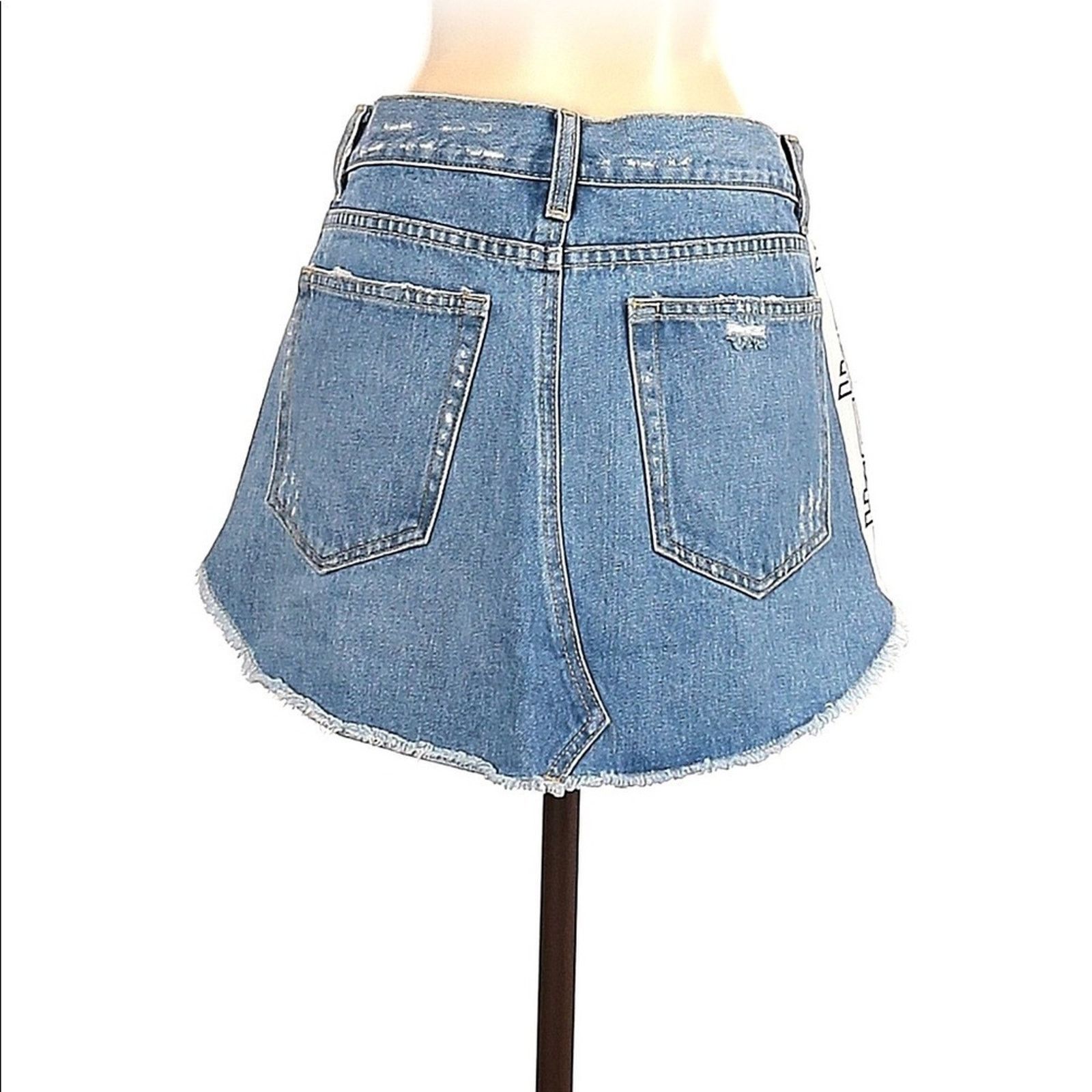 Other LF deconstructed shirt denim skirt size 25 Size 25" / US 0 / IT 36 - 2 Thumbnail