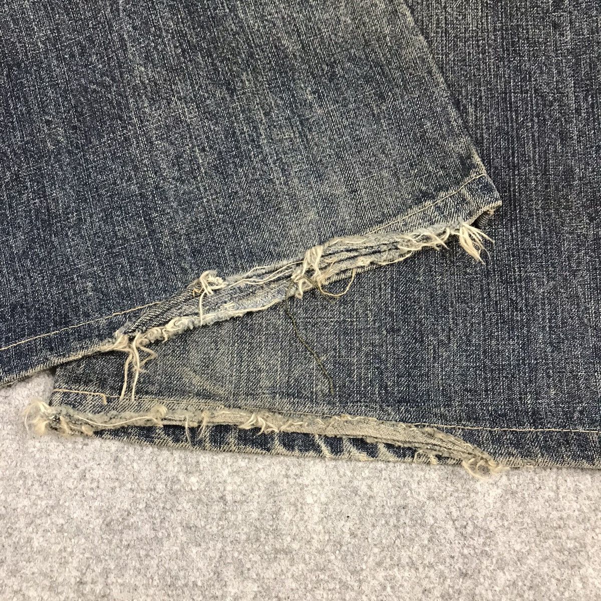 If Six Was Nine JAPAN STYLE FLARE DENIM CUSTOM CULTJPE BOOTCUT PANTS Size US 28 / EU 44 - 11 Thumbnail