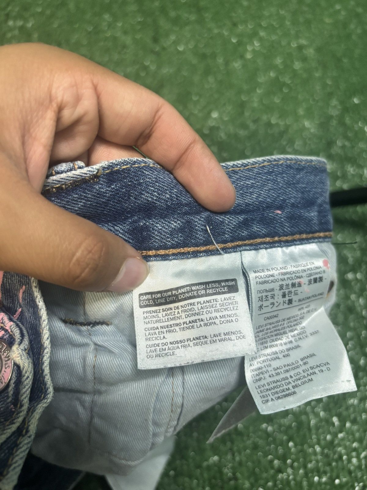 Sp5der Sp5der Aop Vintage 501 Denim Pink Web Size US 30 / EU 46 - 5 Thumbnail